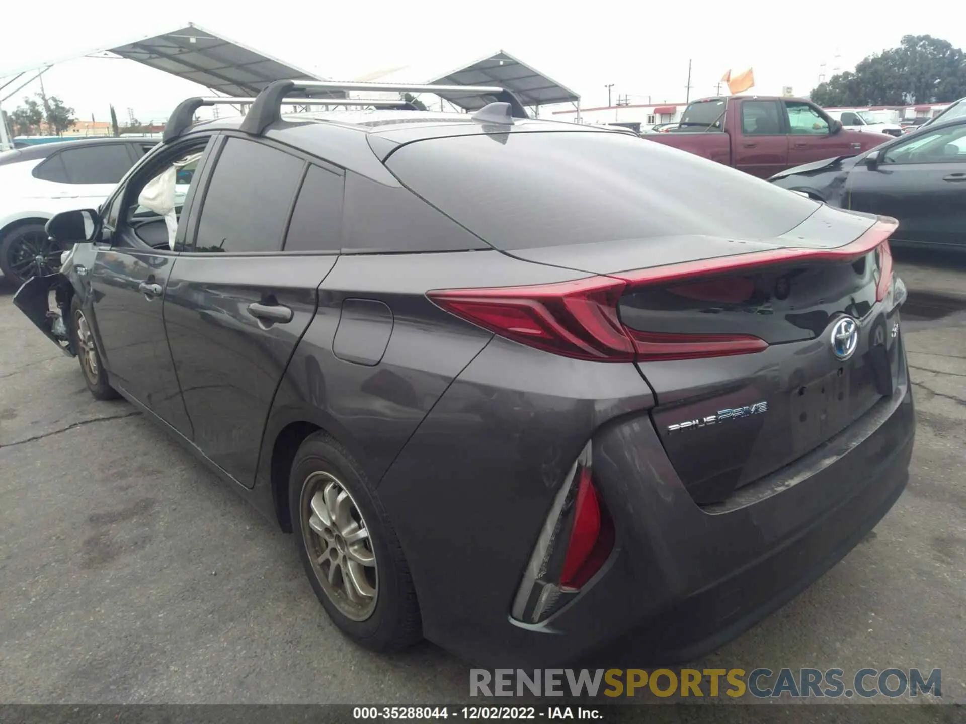 3 fotografías del automóvil dañado JTDKARFP7L3160880 TOYOTA PRIUS PRIME 2020