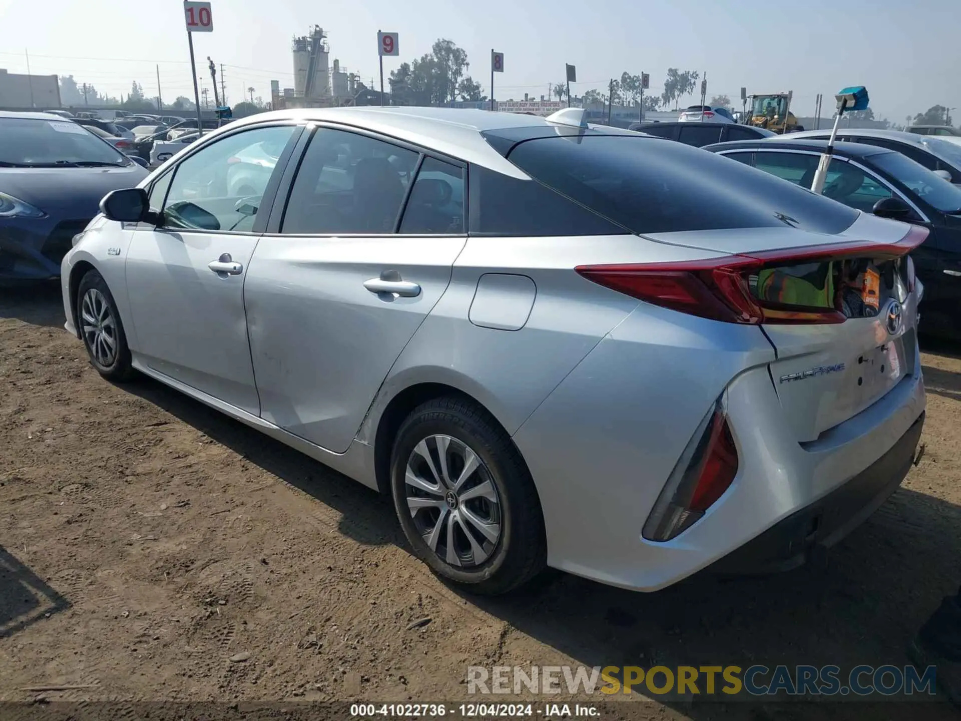 3 fotografías del automóvil dañado JTDKARFP8L3140962 TOYOTA PRIUS PRIME 2020