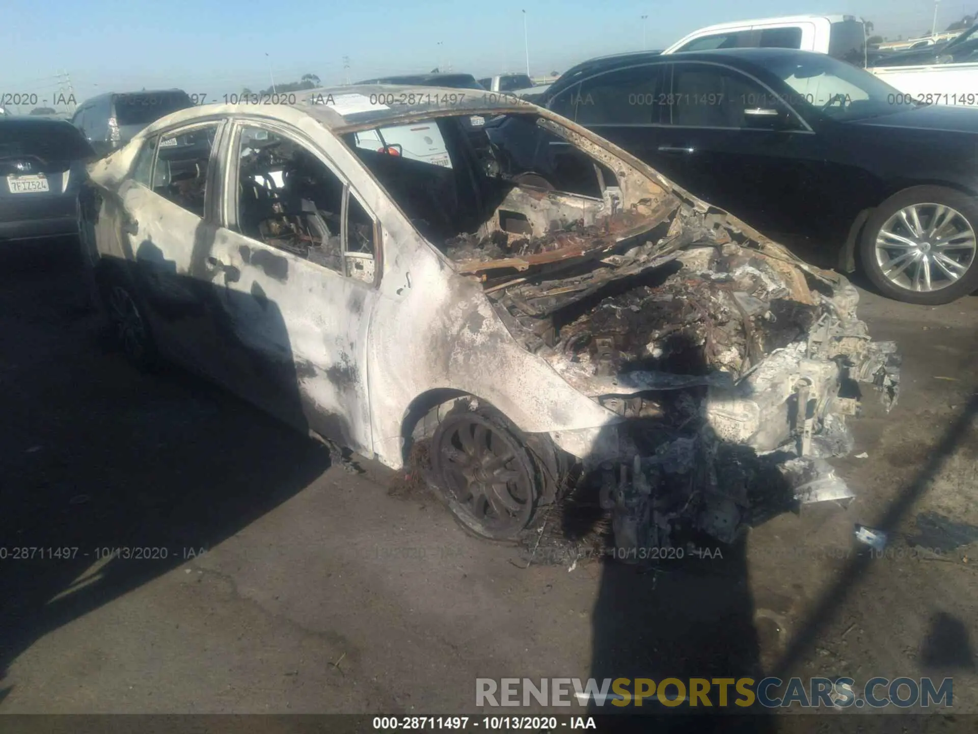 1 fotografías del automóvil dañado JTDKARFP8L3145983 TOYOTA PRIUS PRIME 2020