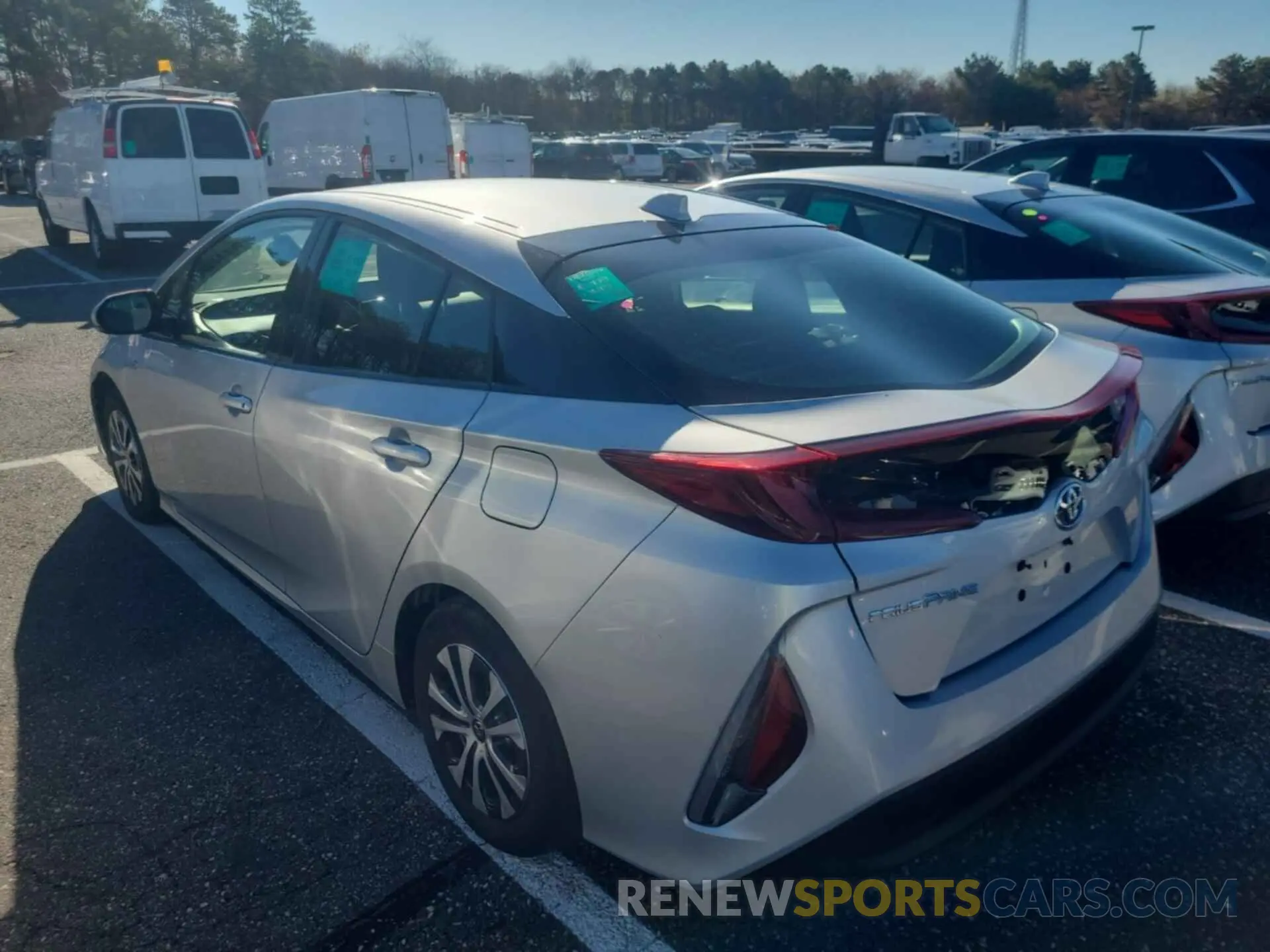 21 fotografías del automóvil dañado JTDKARFP8L3146843 TOYOTA PRIUS PRIME 2020