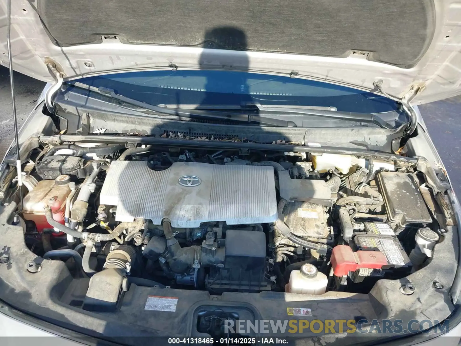 10 fotografías del automóvil dañado JTDKARFP8L3148303 TOYOTA PRIUS PRIME 2020