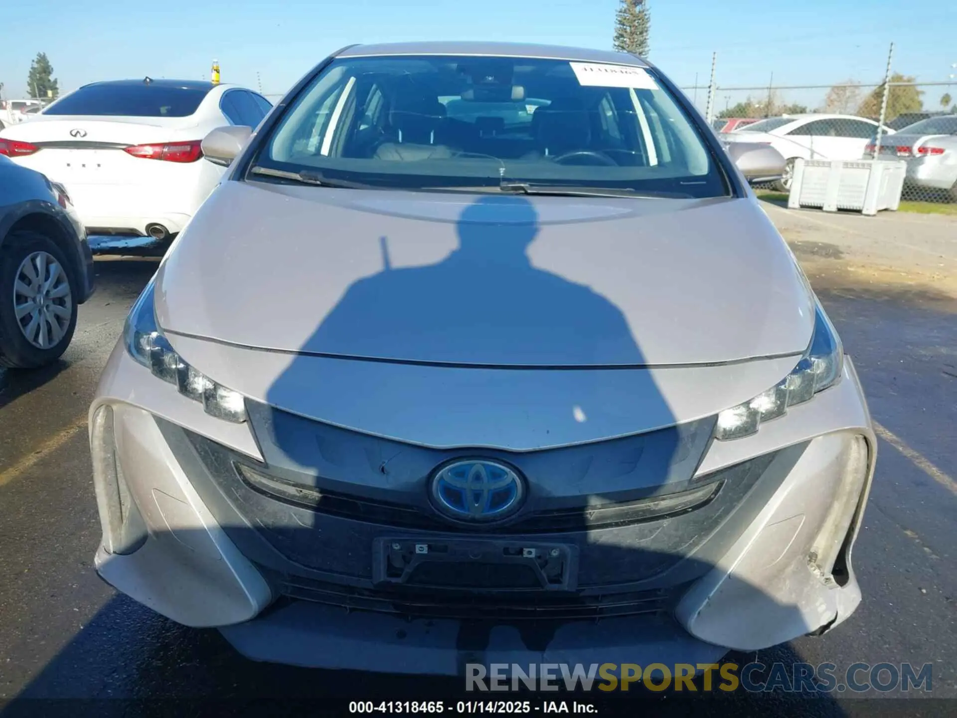 12 fotografías del automóvil dañado JTDKARFP8L3148303 TOYOTA PRIUS PRIME 2020