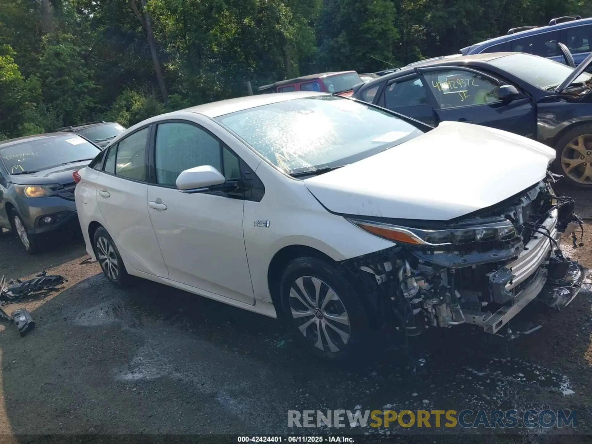 1 fotografías del automóvil dañado JTDKARFP8L3150861 TOYOTA PRIUS PRIME 2020