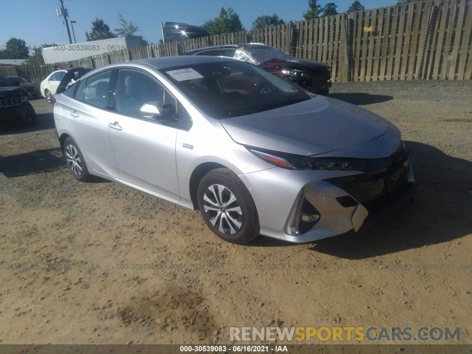 1 fotografías del automóvil dañado JTDKARFP9L3135267 TOYOTA PRIUS PRIME 2020