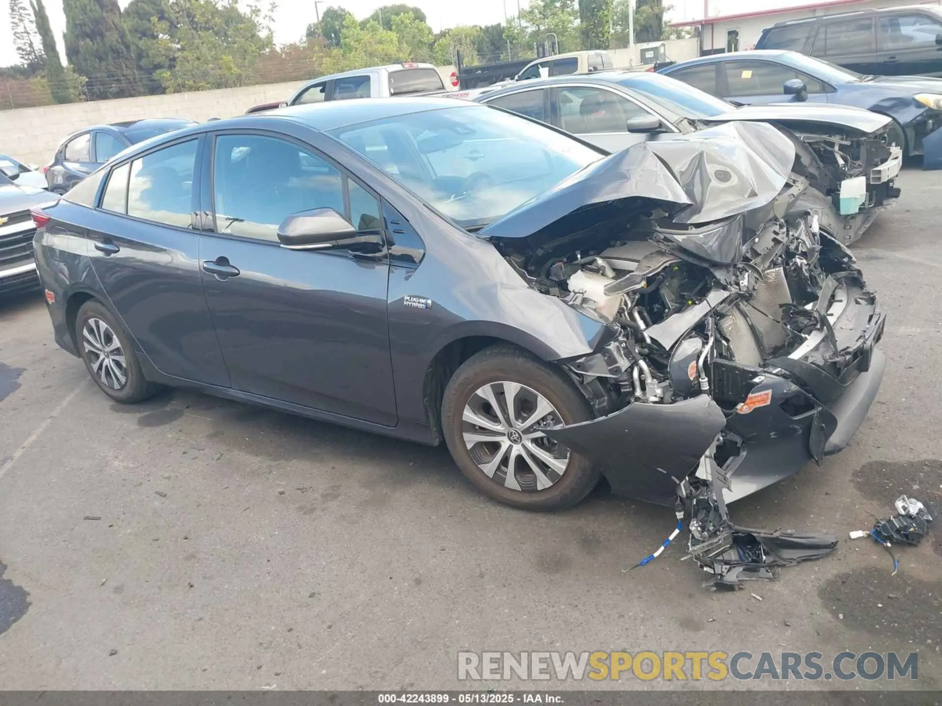 1 fotografías del automóvil dañado JTDKARFP9L3148262 TOYOTA PRIUS PRIME 2020