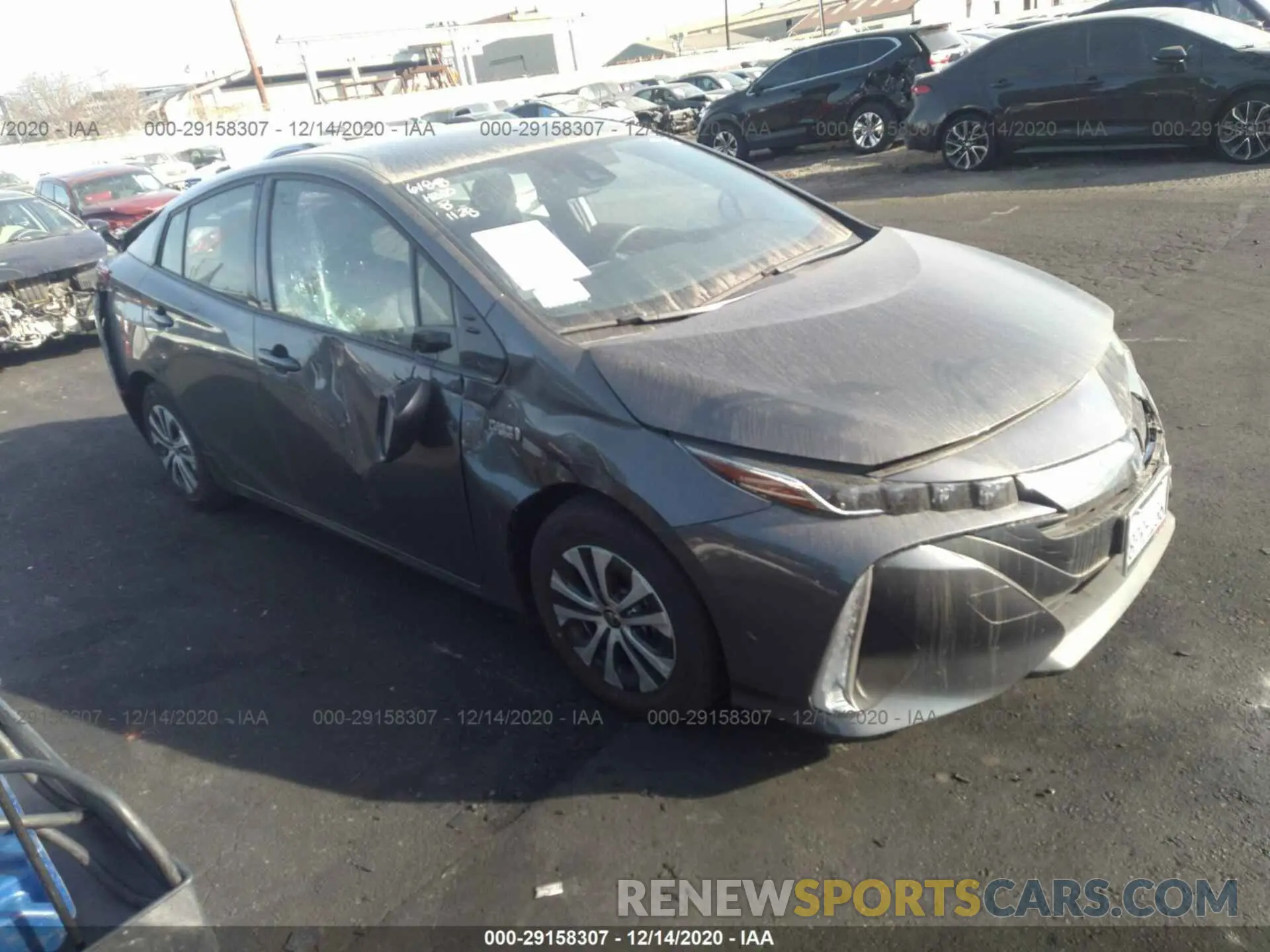 1 fotografías del automóvil dañado JTDKARFP9L3152179 TOYOTA PRIUS PRIME 2020