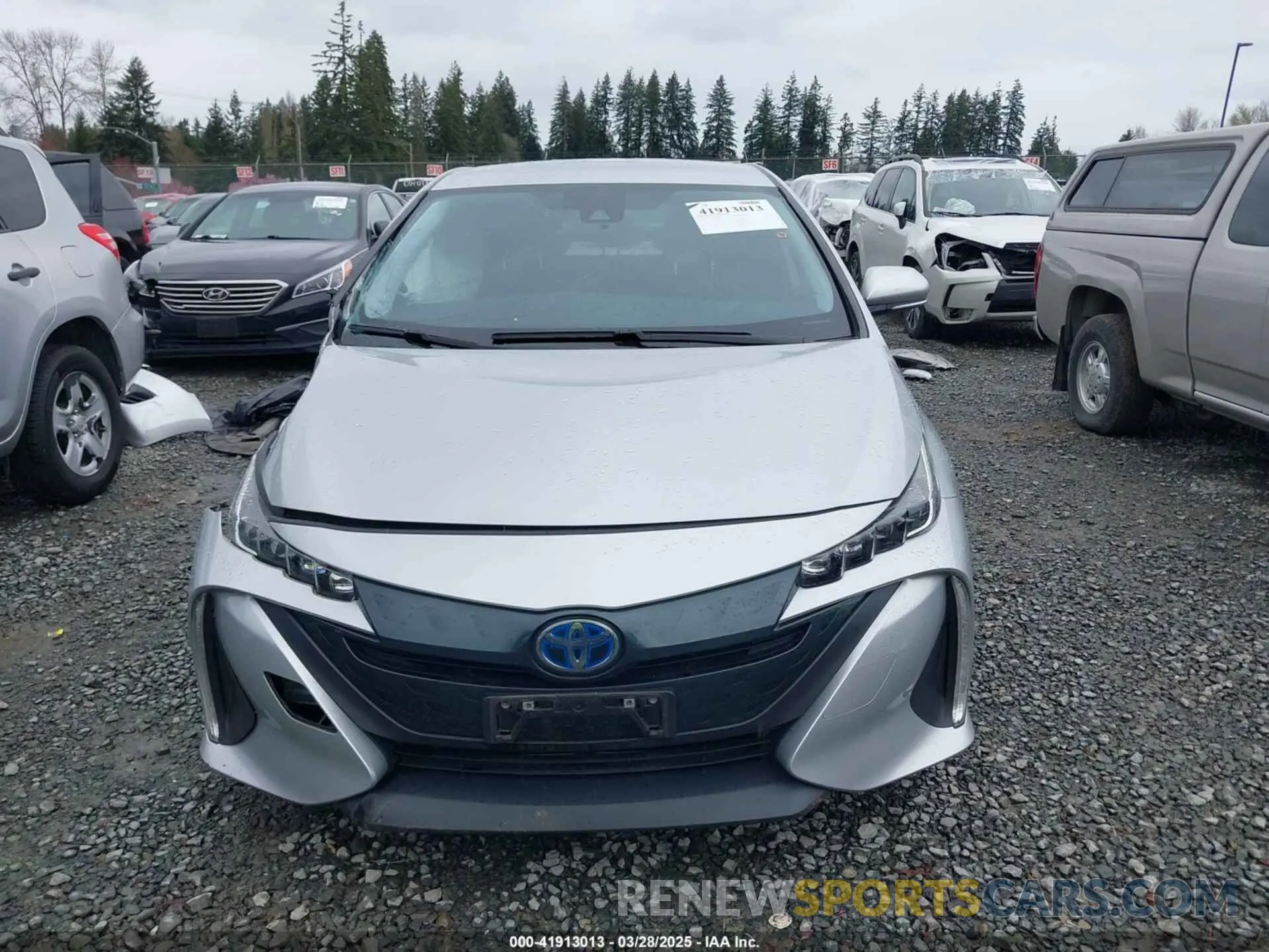 12 fotografías del automóvil dañado JTDKARFP9L3161318 TOYOTA PRIUS PRIME 2020