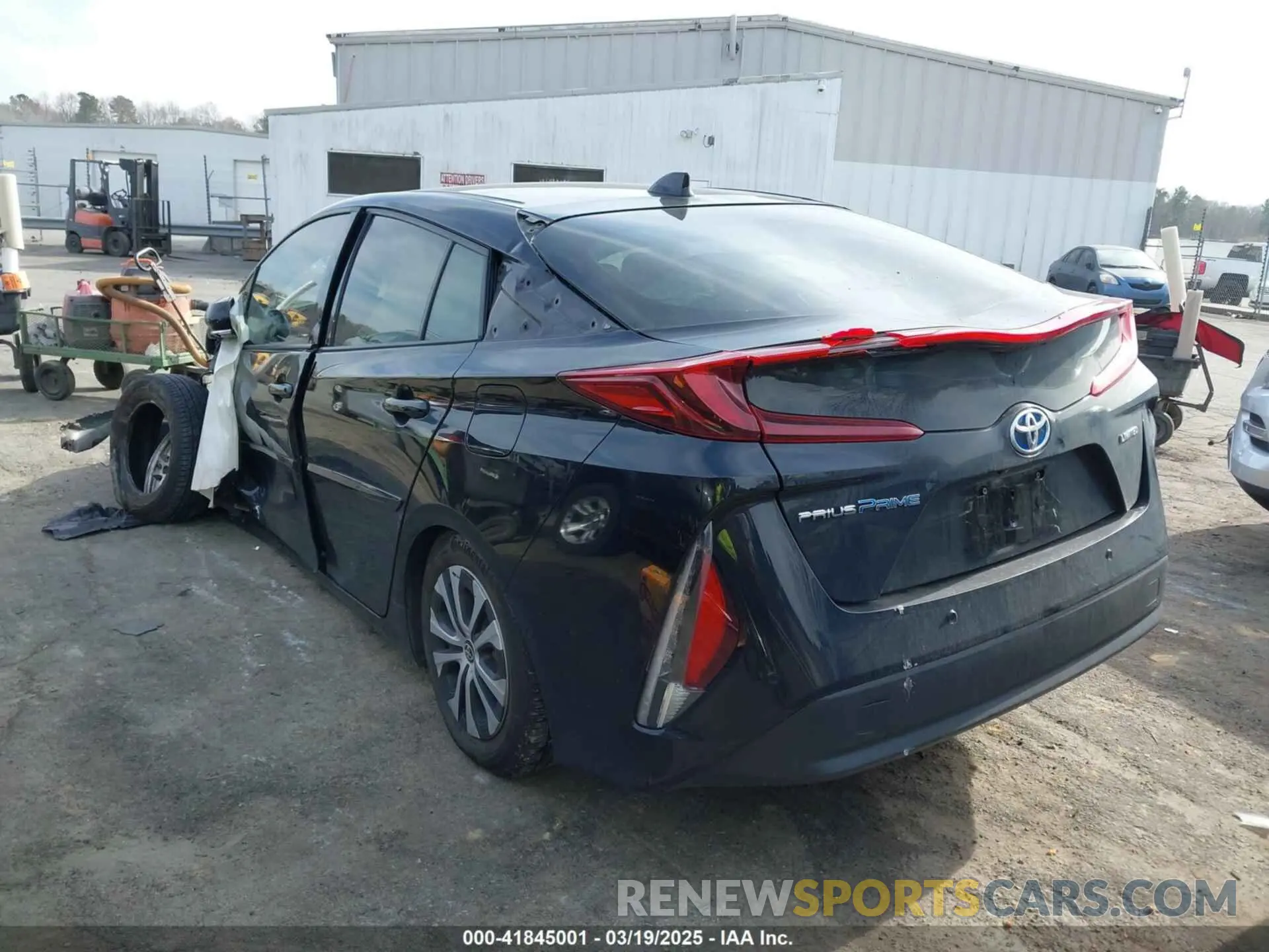 3 fotografías del automóvil dañado JTDKARFPXL3155639 TOYOTA PRIUS PRIME 2020