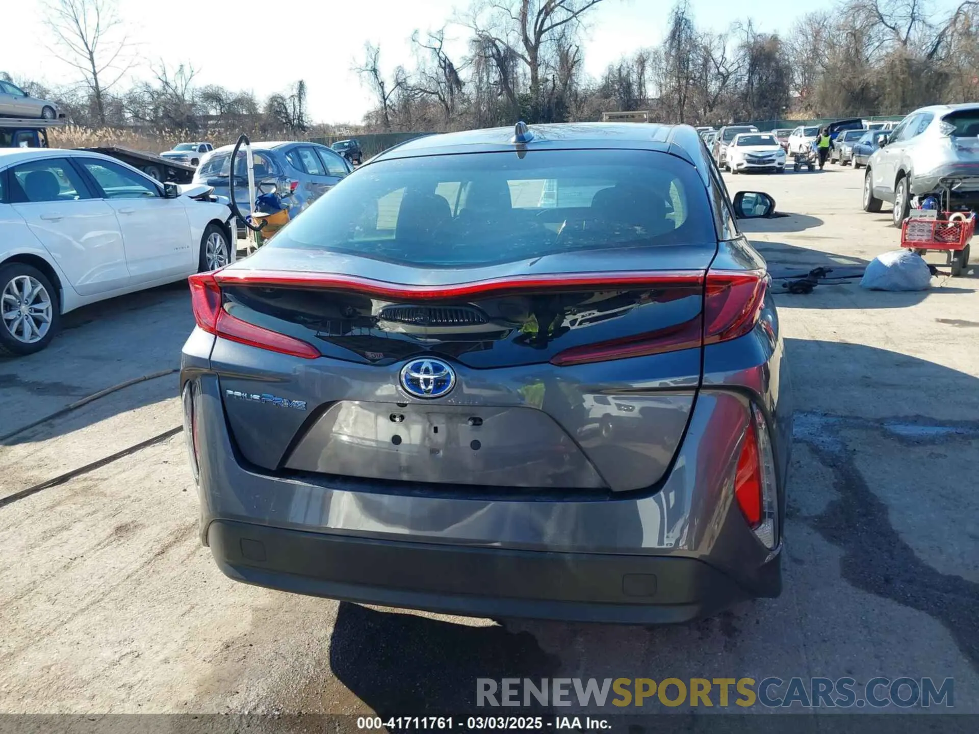 17 fotografías del automóvil dañado JTDKAMFP0M3176097 TOYOTA PRIUS PRIME 2021