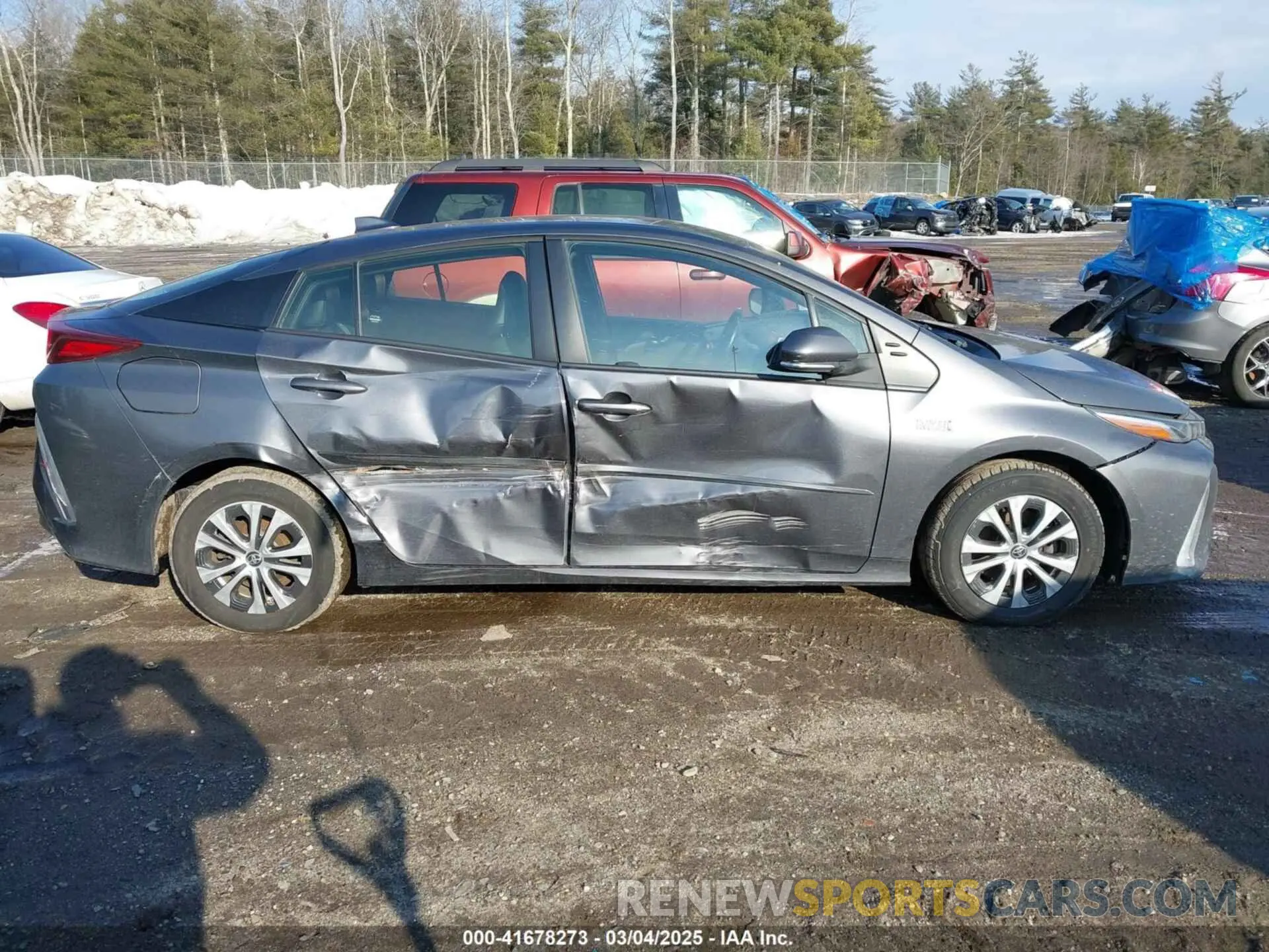 13 fotografías del automóvil dañado JTDKAMFP0M3187116 TOYOTA PRIUS PRIME 2021