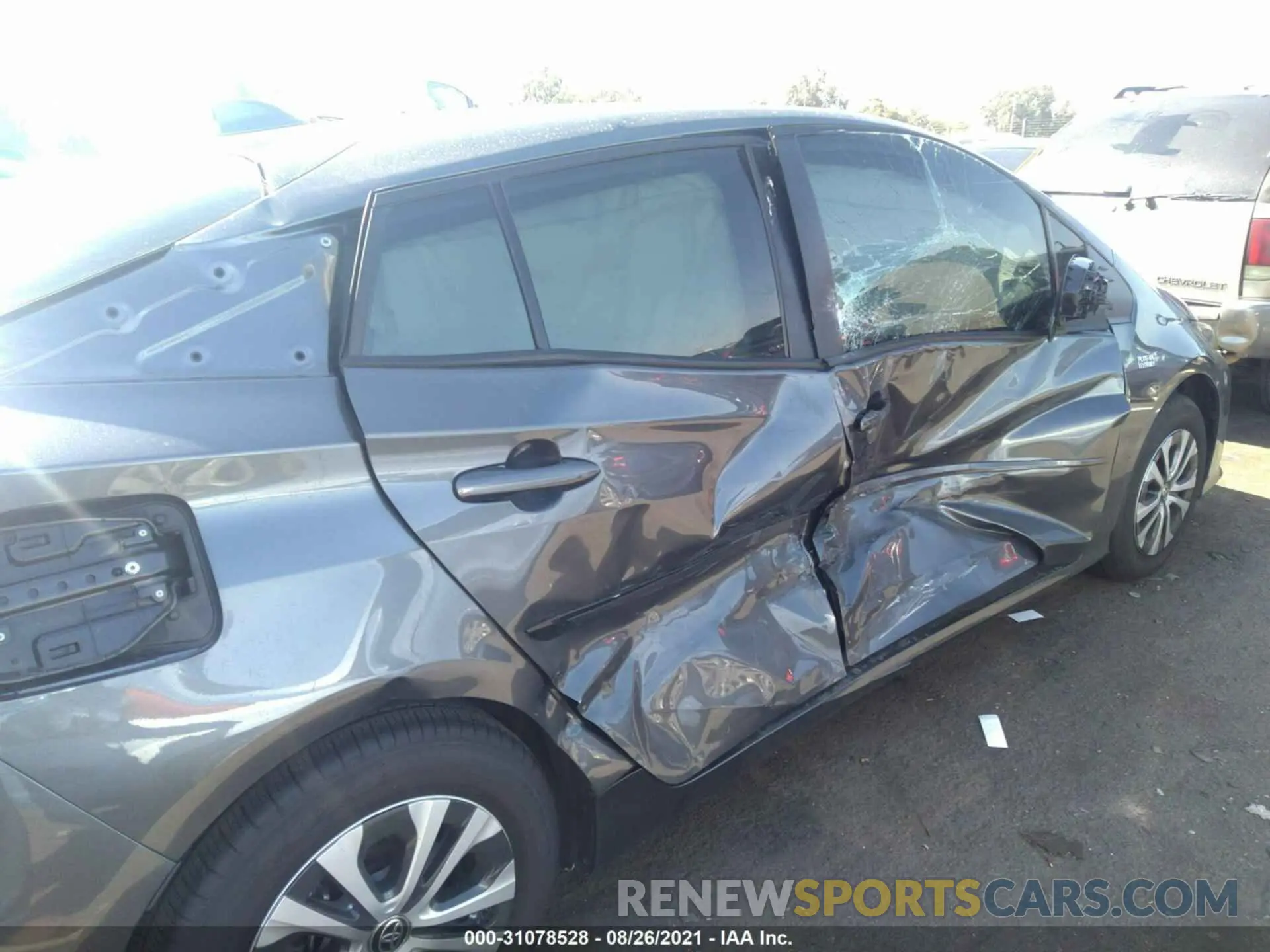 6 fotografías del automóvil dañado JTDKAMFP0M3189920 TOYOTA PRIUS PRIME 2021