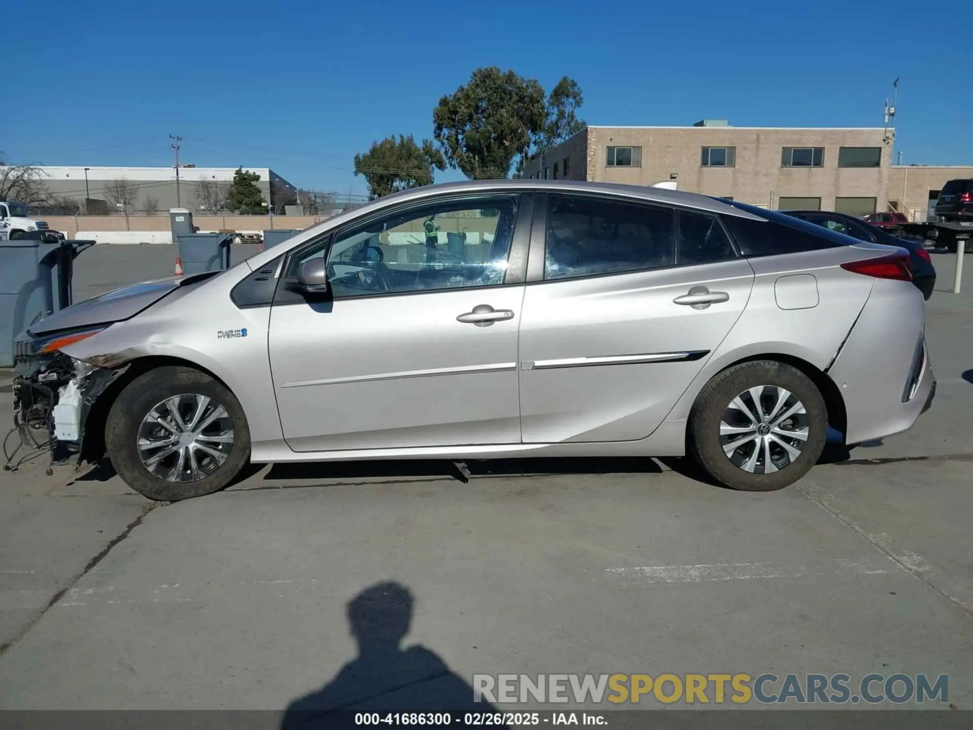 15 fotografías del automóvil dañado JTDKAMFP1M3164931 TOYOTA PRIUS PRIME 2021