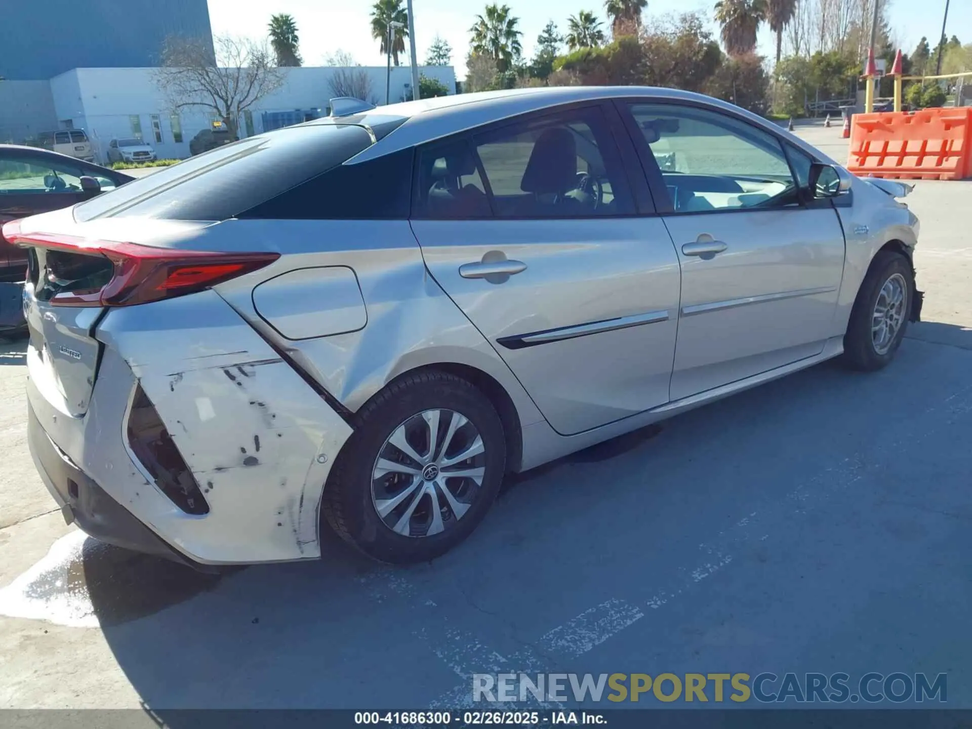 4 fotografías del automóvil dañado JTDKAMFP1M3164931 TOYOTA PRIUS PRIME 2021