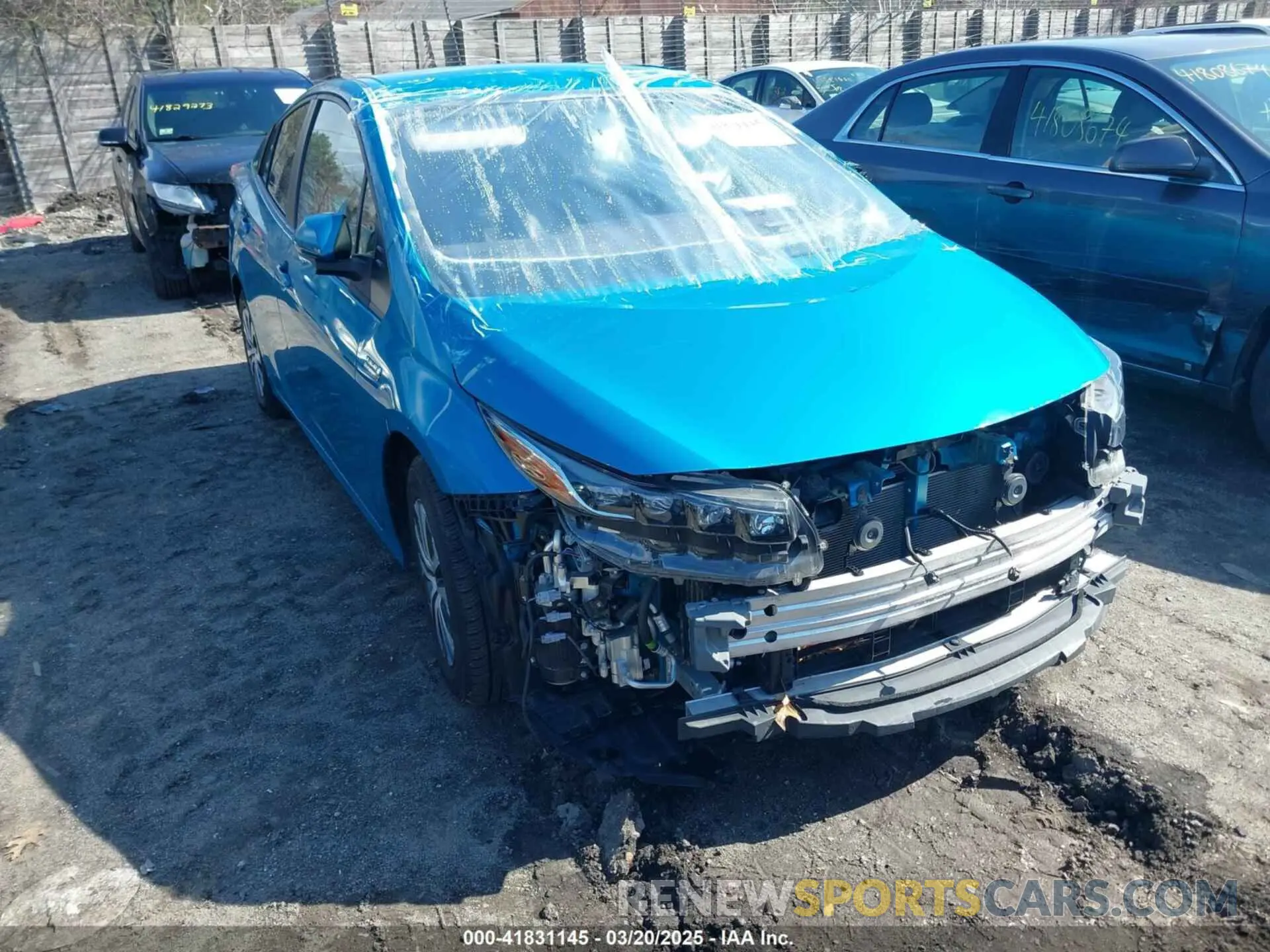 1 fotografías del automóvil dañado JTDKAMFP1M3166050 TOYOTA PRIUS PRIME 2021
