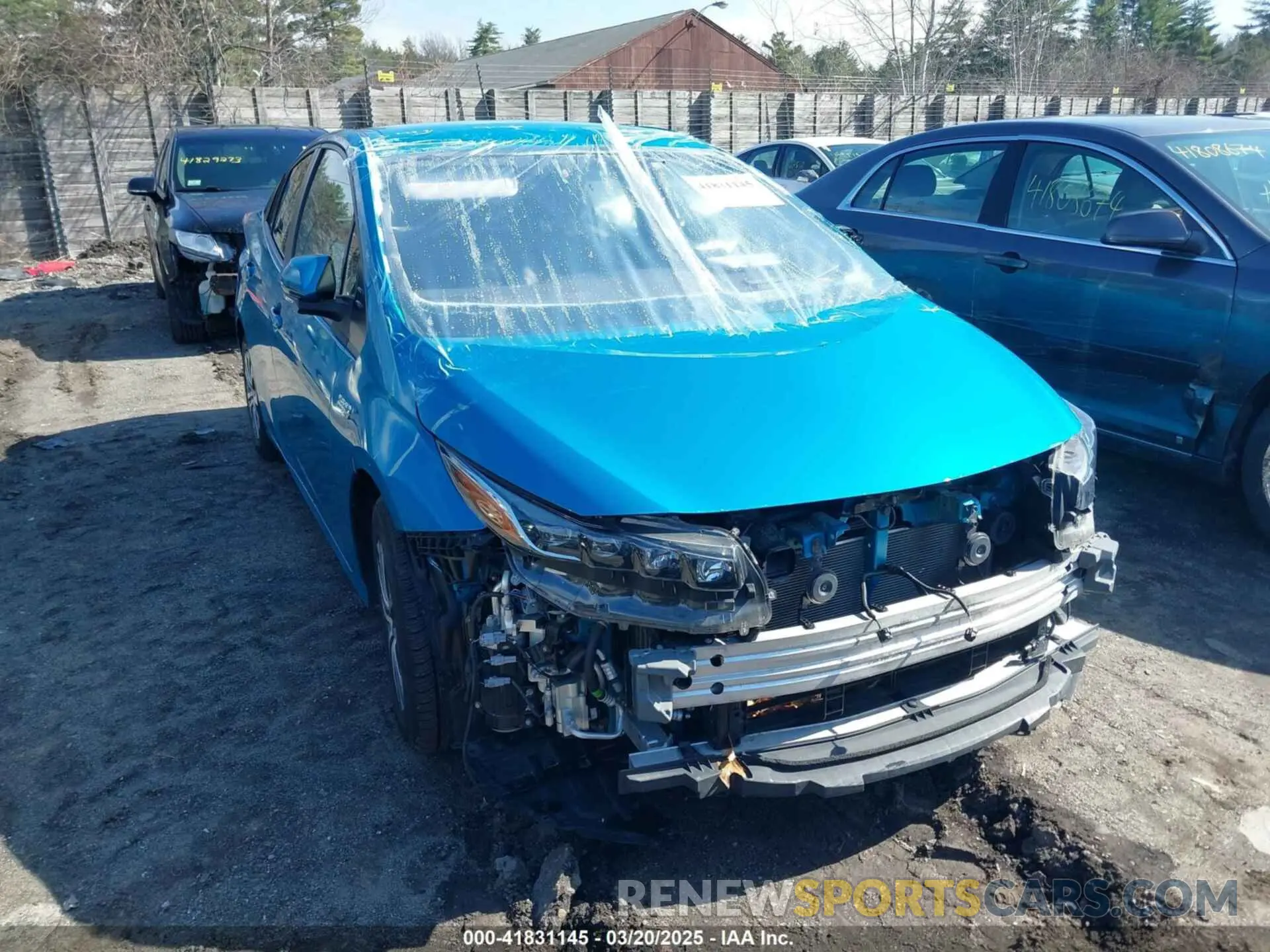 13 fotografías del automóvil dañado JTDKAMFP1M3166050 TOYOTA PRIUS PRIME 2021