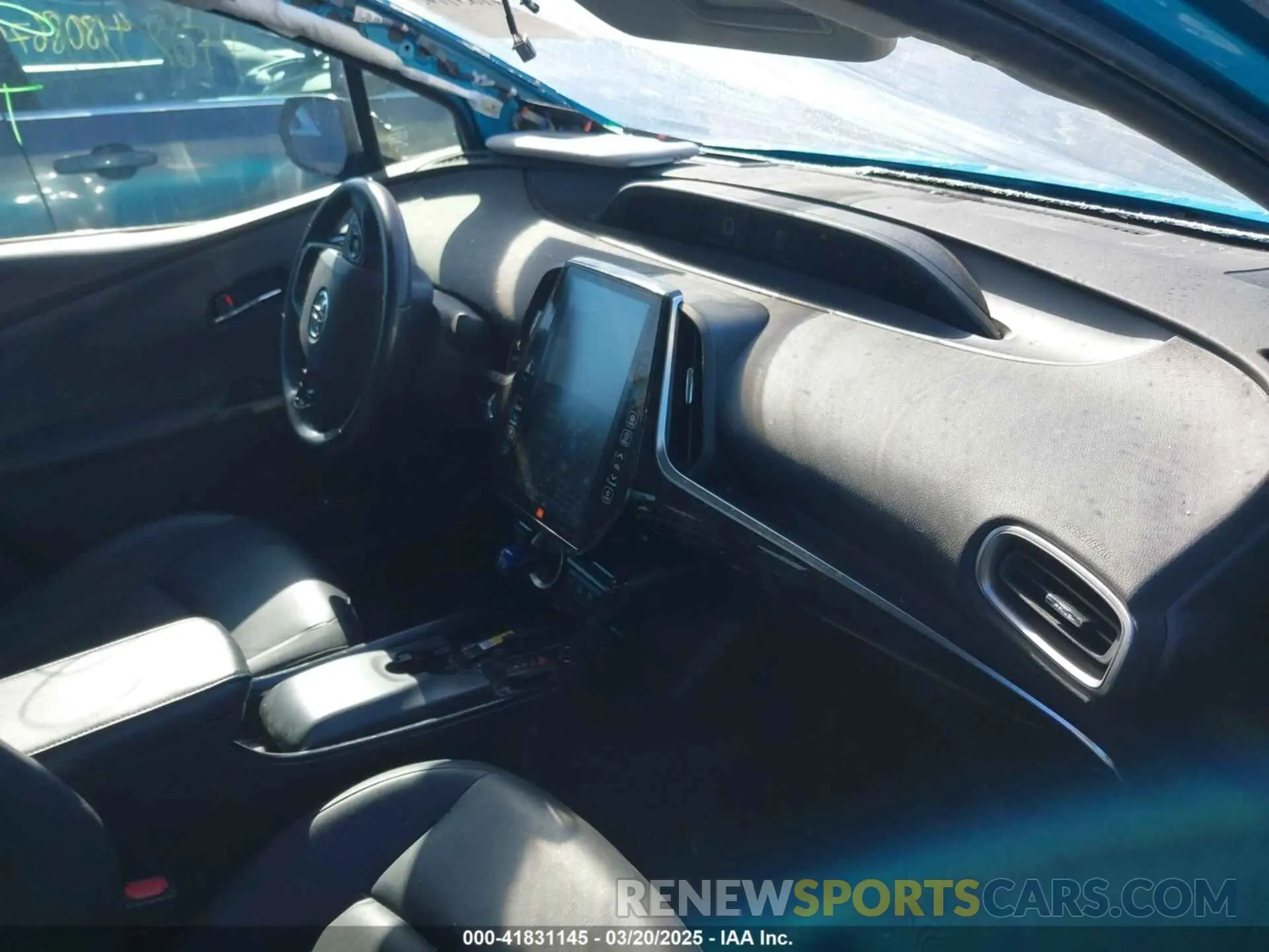 5 fotografías del automóvil dañado JTDKAMFP1M3166050 TOYOTA PRIUS PRIME 2021