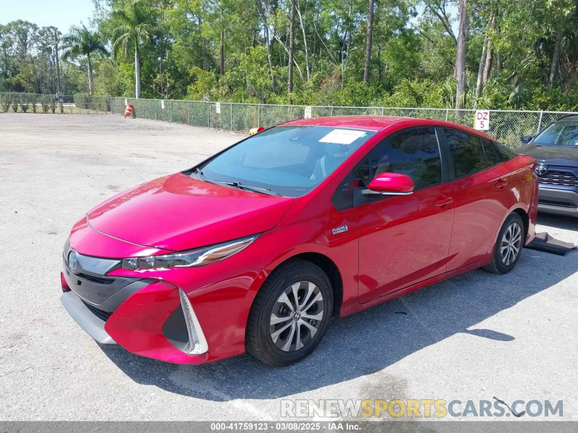2 fotografías del automóvil dañado JTDKAMFP1M3173015 TOYOTA PRIUS PRIME 2021