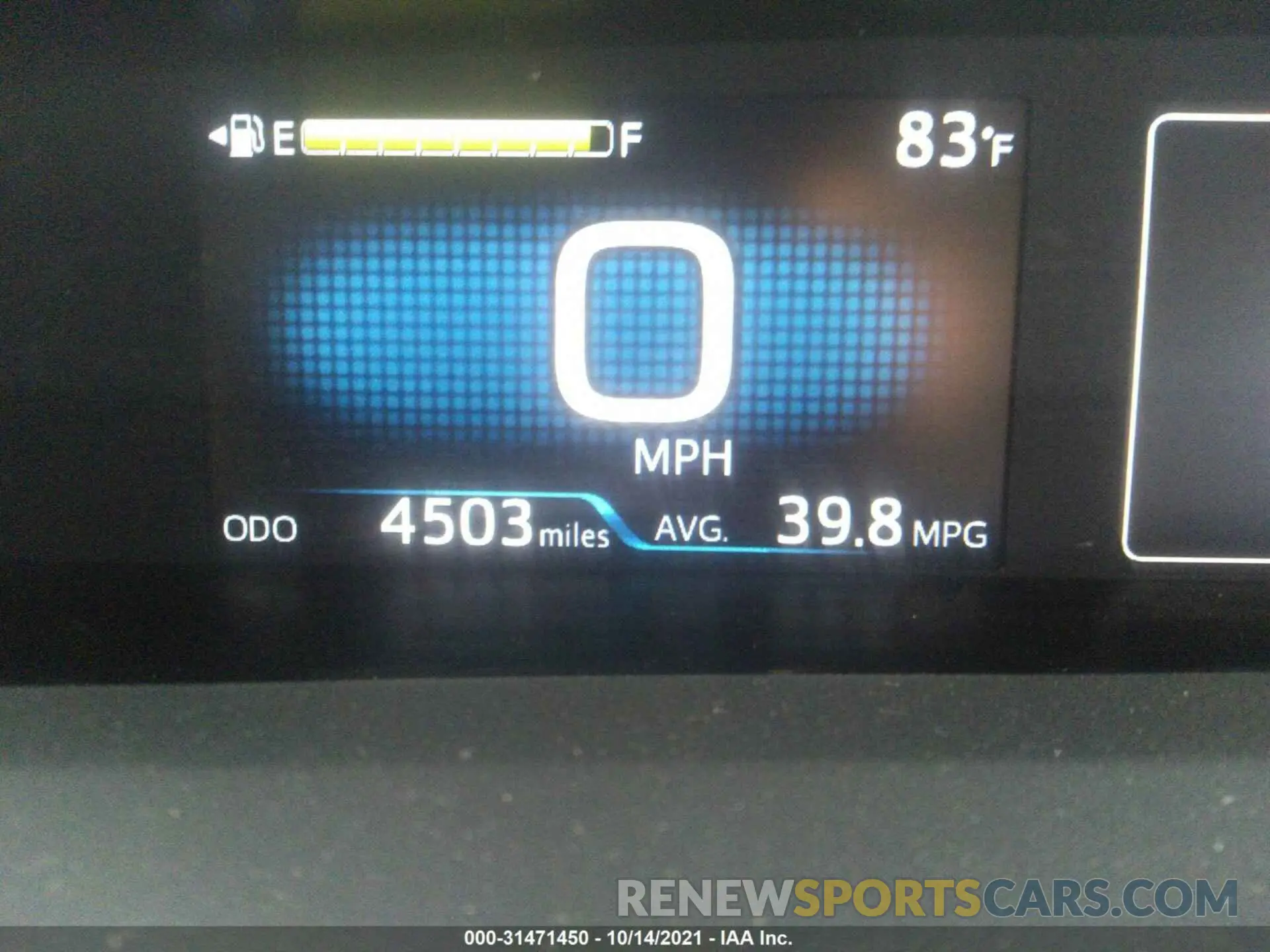 7 fotografías del automóvil dañado JTDKAMFP1M3191241 TOYOTA PRIUS PRIME 2021