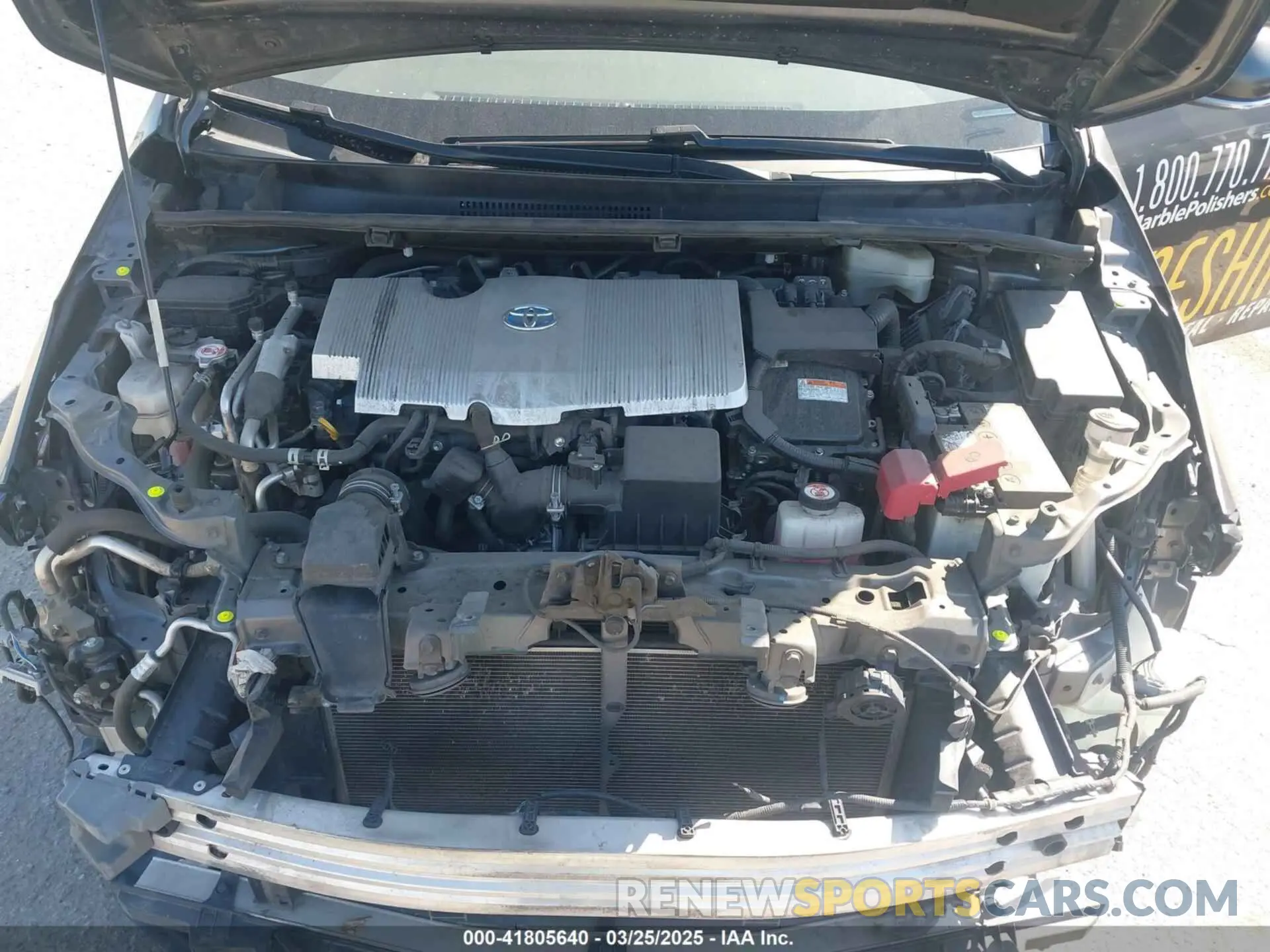 10 fotografías del automóvil dañado JTDKAMFP1M3194060 TOYOTA PRIUS PRIME 2021