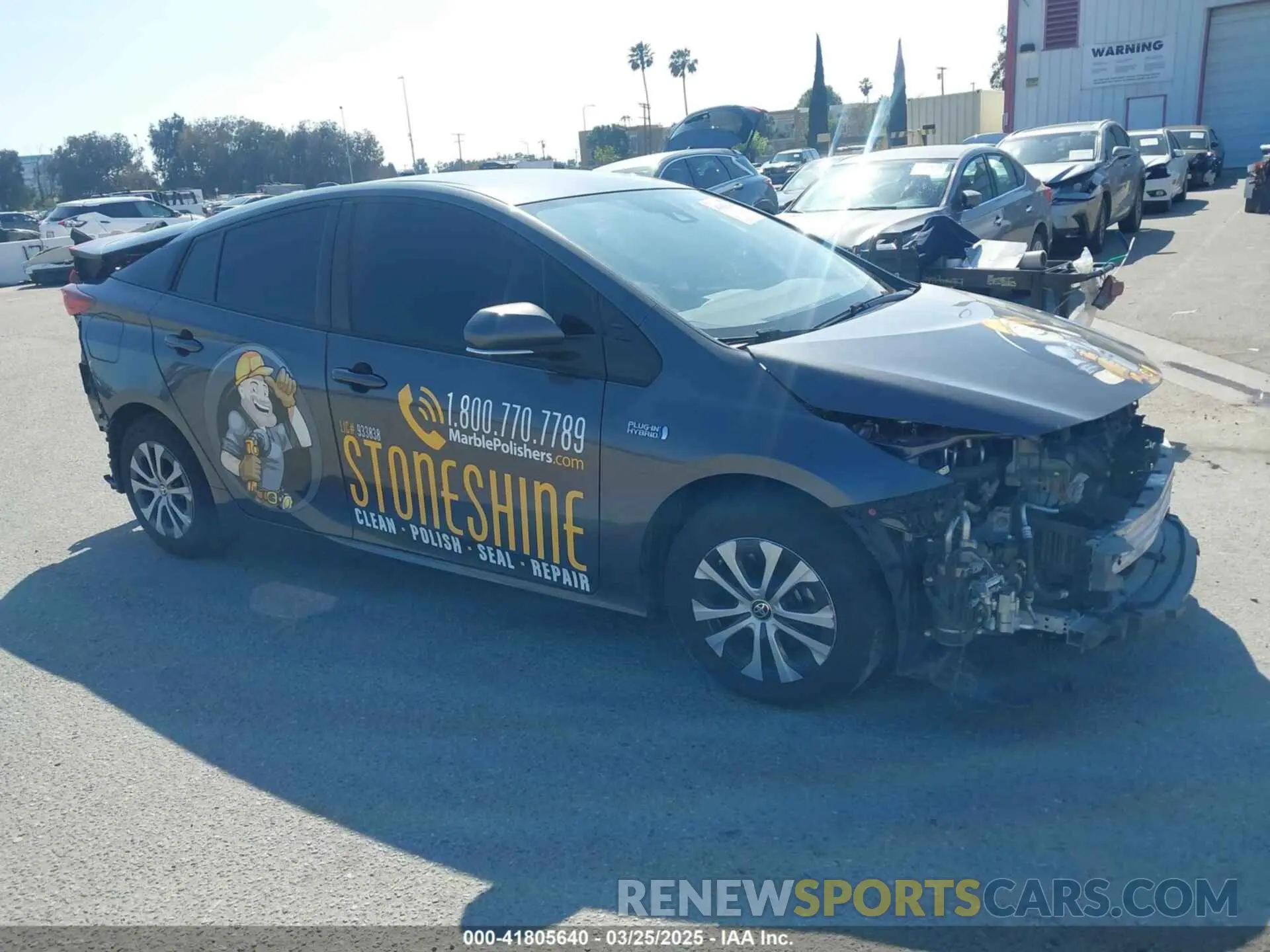 14 fotografías del automóvil dañado JTDKAMFP1M3194060 TOYOTA PRIUS PRIME 2021