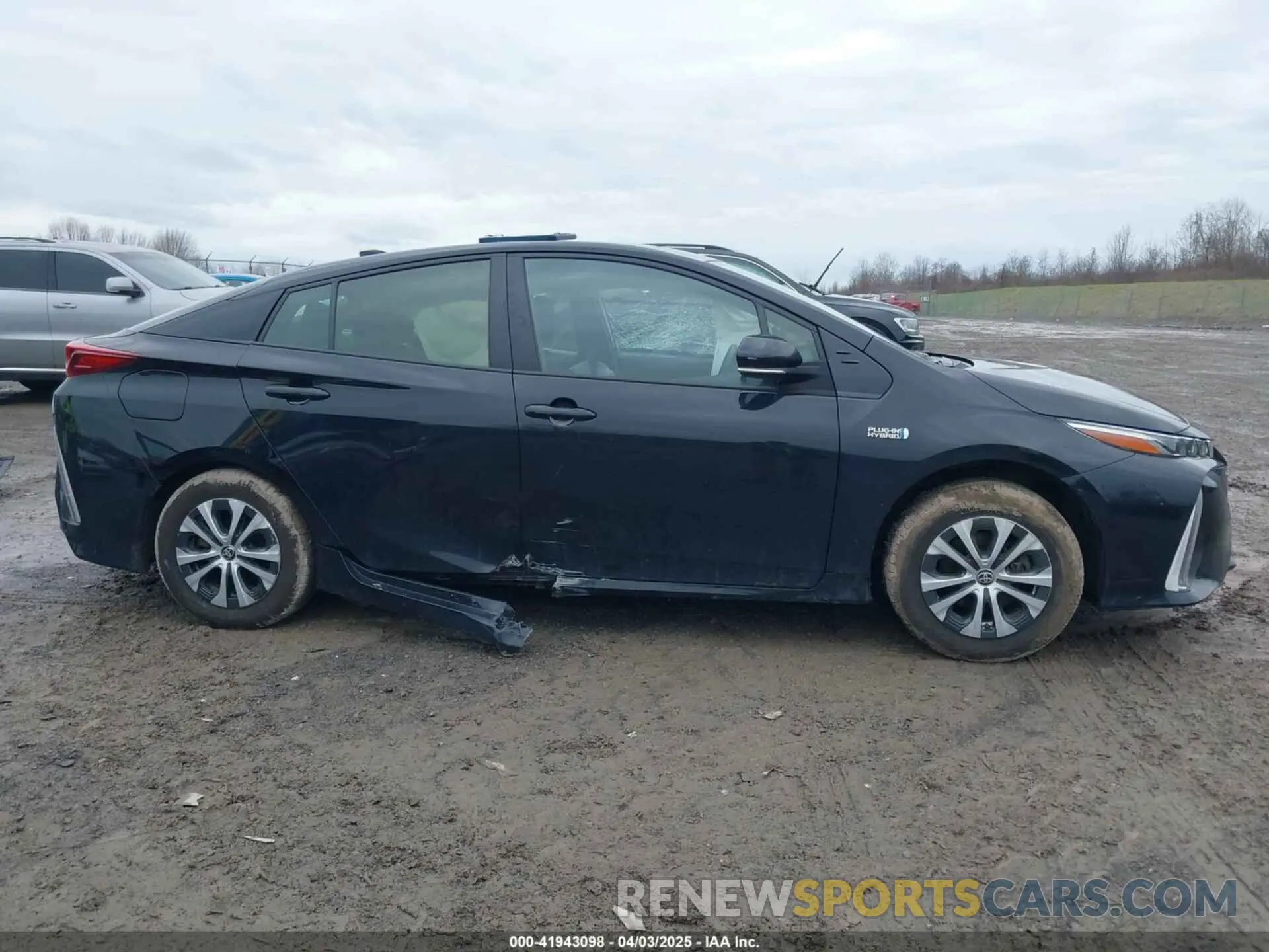14 fotografías del automóvil dañado JTDKAMFP2M3165859 TOYOTA PRIUS PRIME 2021