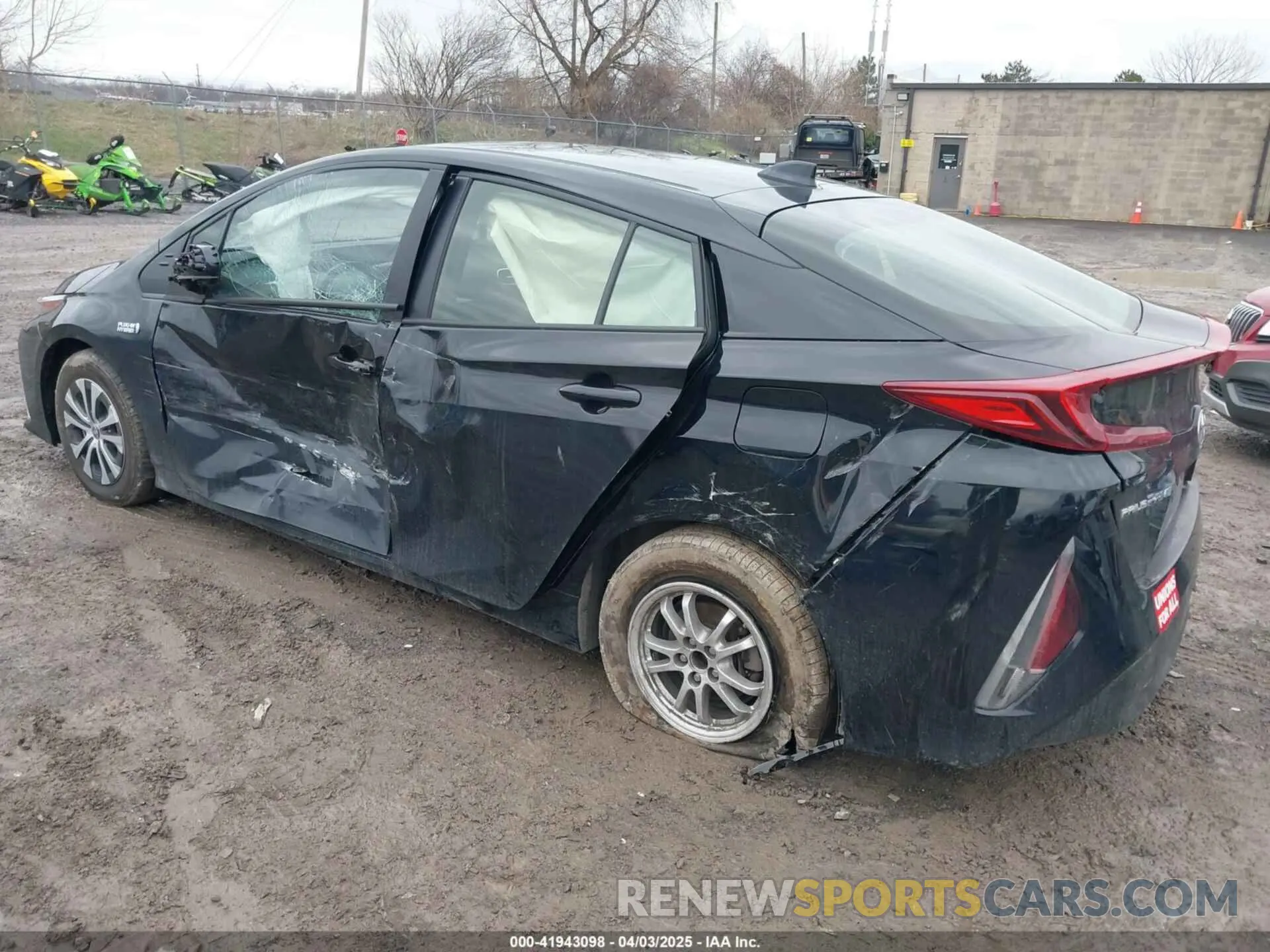 3 fotografías del automóvil dañado JTDKAMFP2M3165859 TOYOTA PRIUS PRIME 2021