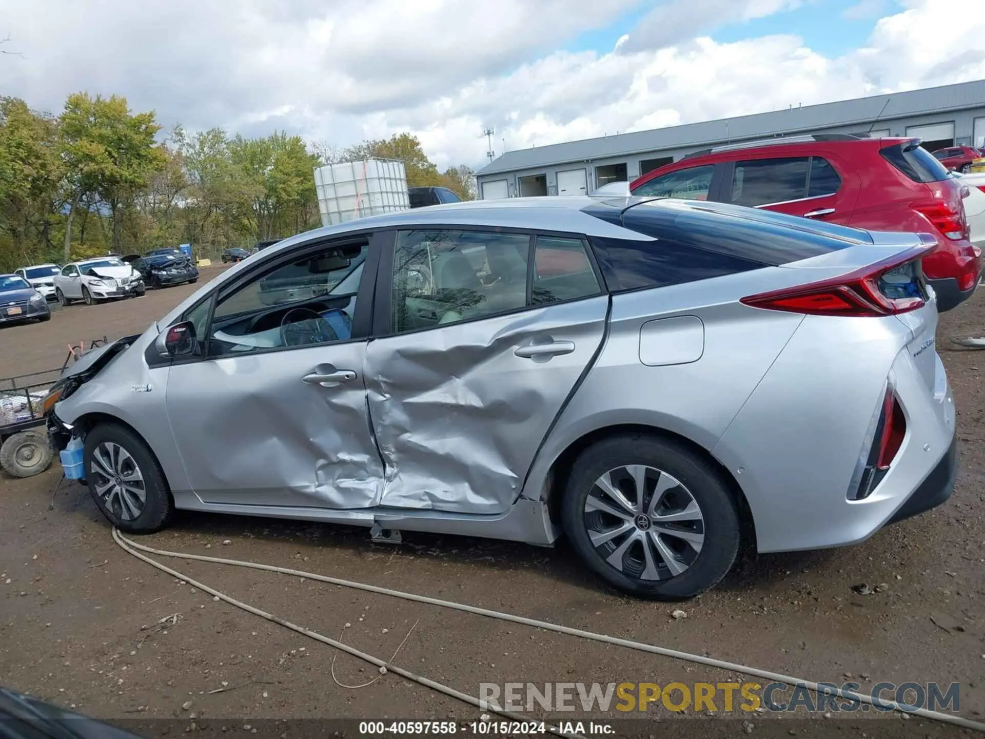 15 fotografías del automóvil dañado JTDKAMFP2M3169037 TOYOTA PRIUS PRIME 2021