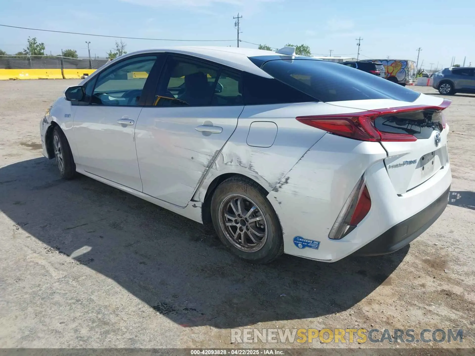 3 fotografías del automóvil dañado JTDKAMFP2M3177459 TOYOTA PRIUS PRIME 2021