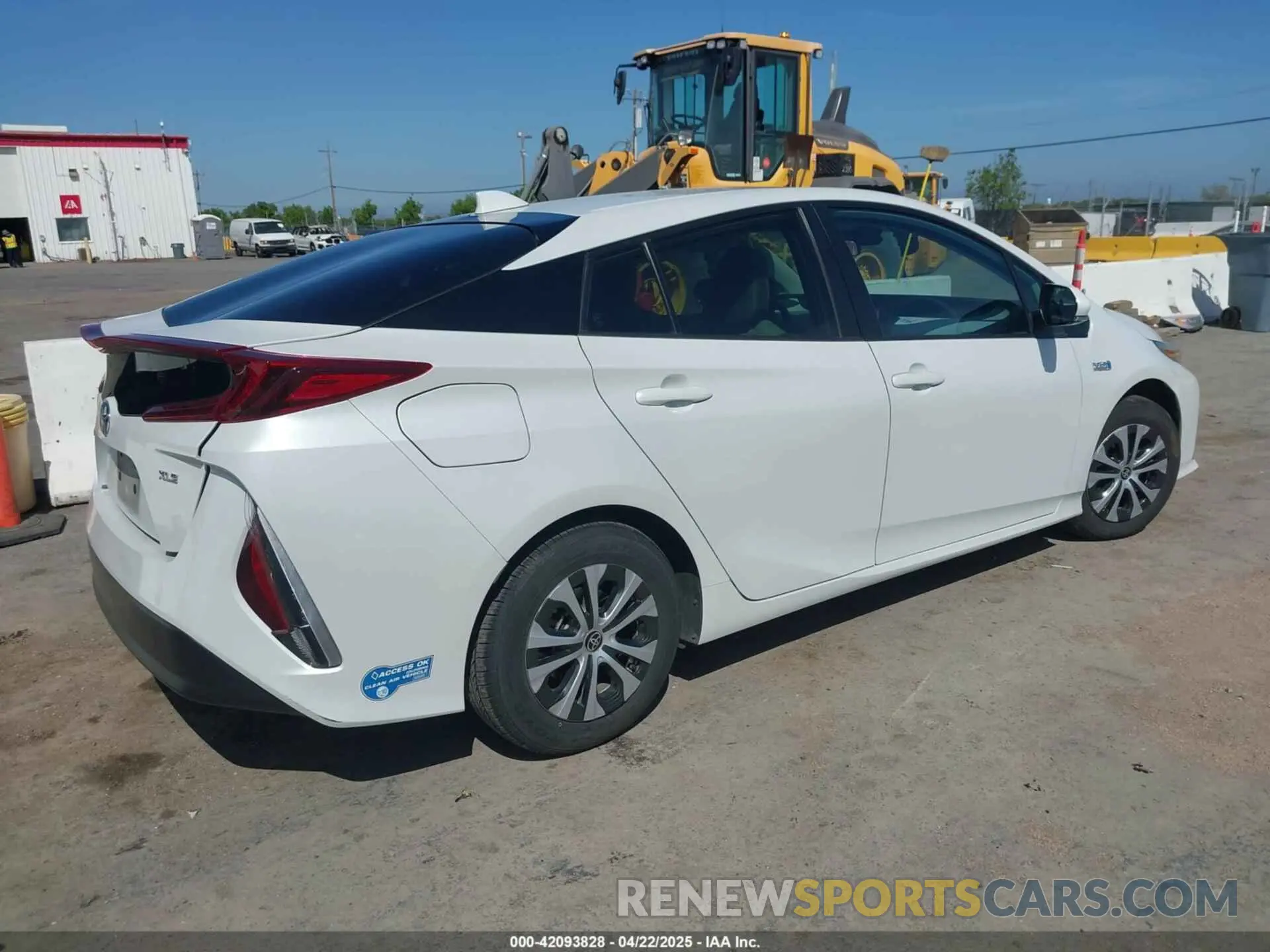 4 fotografías del automóvil dañado JTDKAMFP2M3177459 TOYOTA PRIUS PRIME 2021