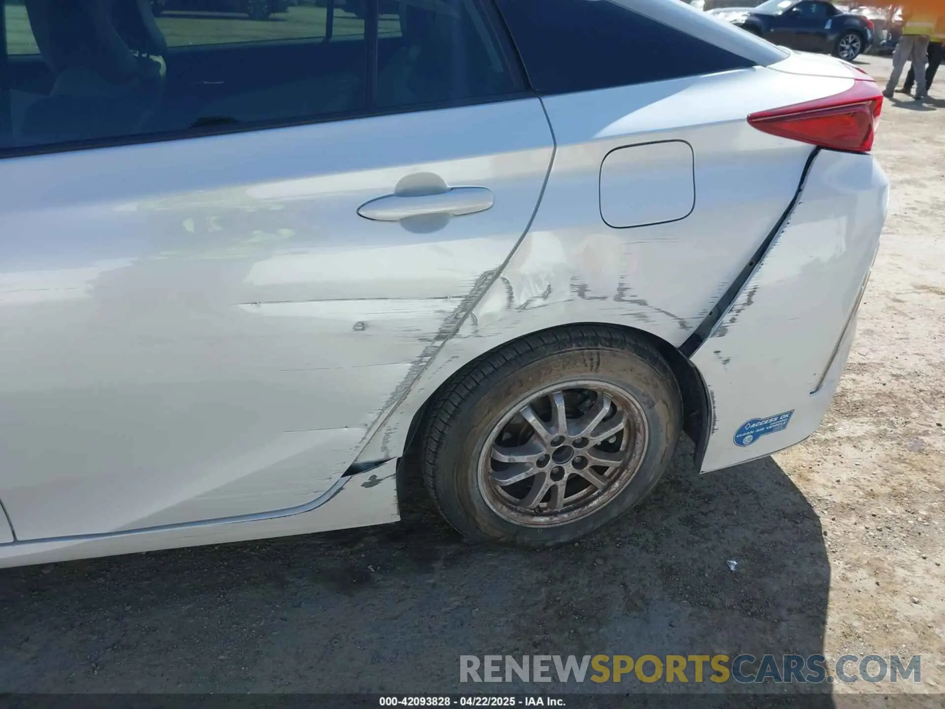 6 fotografías del automóvil dañado JTDKAMFP2M3177459 TOYOTA PRIUS PRIME 2021