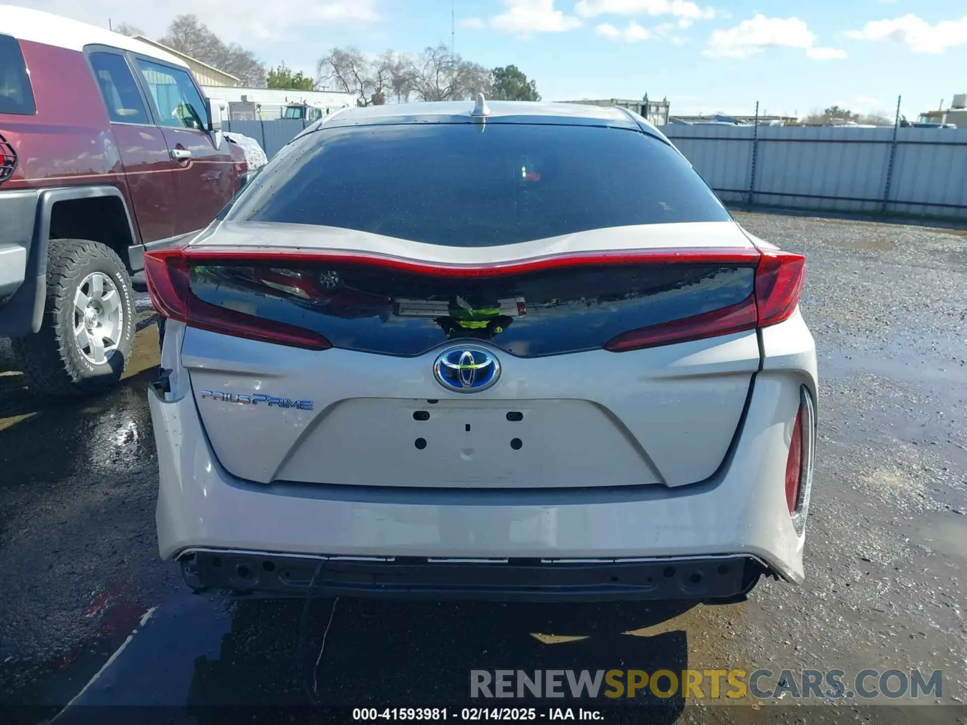 17 fotografías del automóvil dañado JTDKAMFP2M3182760 TOYOTA PRIUS PRIME 2021