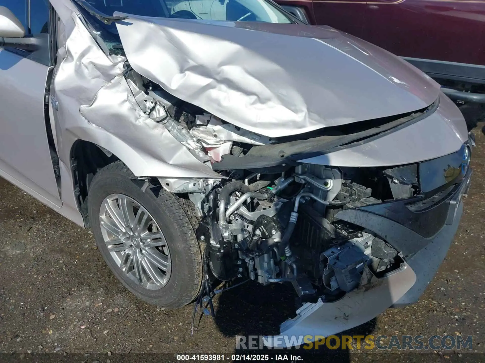 19 fotografías del automóvil dañado JTDKAMFP2M3182760 TOYOTA PRIUS PRIME 2021