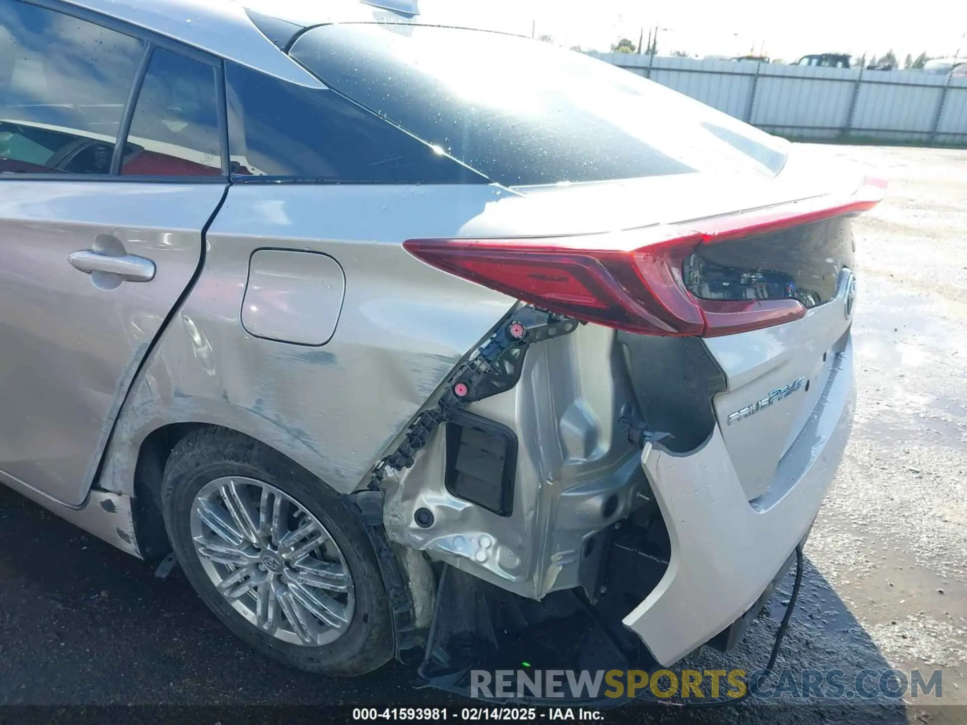 20 fotografías del automóvil dañado JTDKAMFP2M3182760 TOYOTA PRIUS PRIME 2021