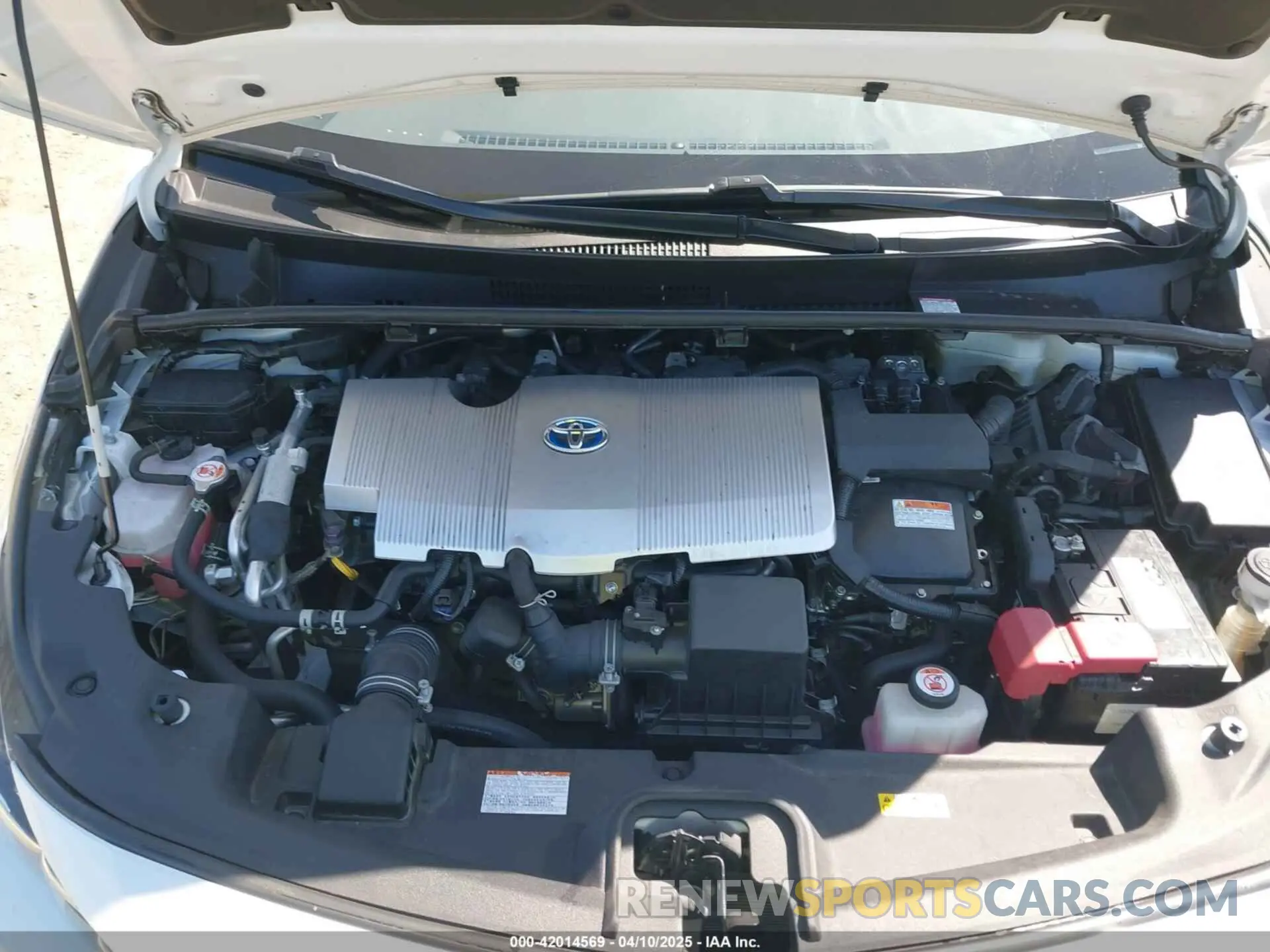 10 fotografías del automóvil dañado JTDKAMFP2M3184900 TOYOTA PRIUS PRIME 2021