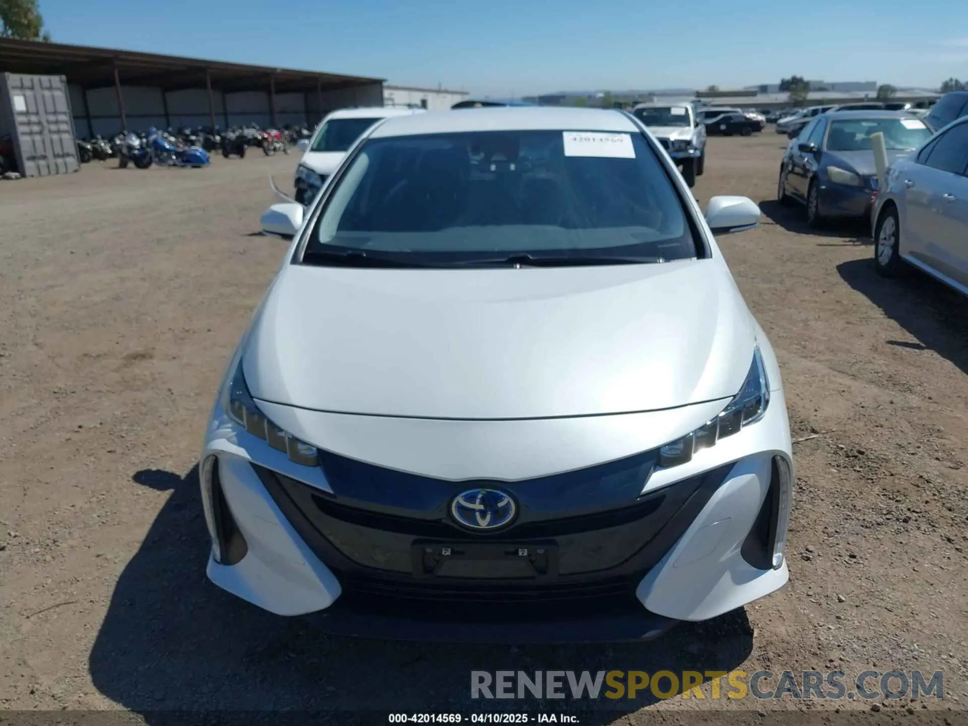 12 fotografías del automóvil dañado JTDKAMFP2M3184900 TOYOTA PRIUS PRIME 2021