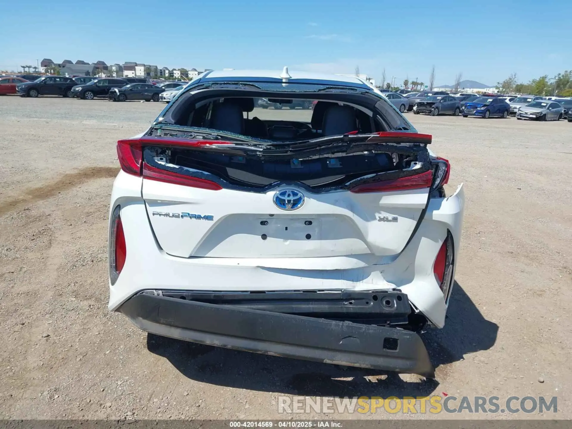 16 fotografías del automóvil dañado JTDKAMFP2M3184900 TOYOTA PRIUS PRIME 2021