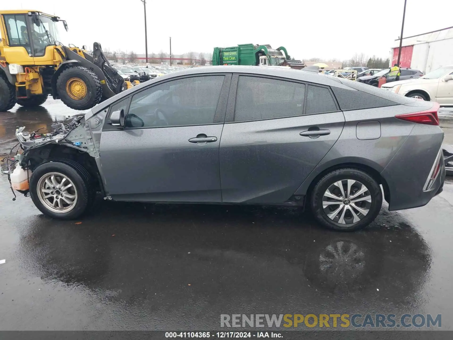 15 fotografías del automóvil dañado JTDKAMFP2M3190647 TOYOTA PRIUS PRIME 2021