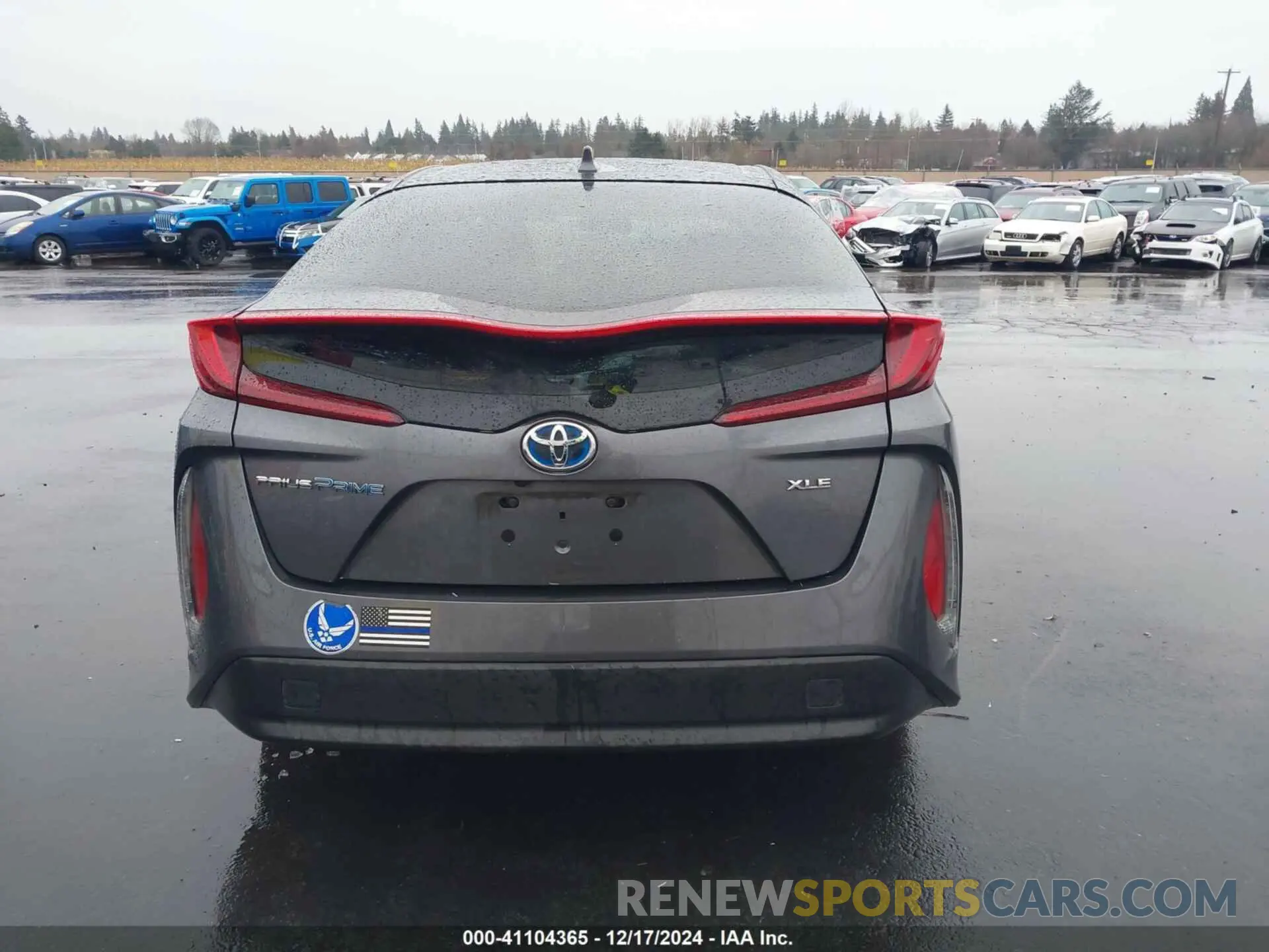 17 fotografías del automóvil dañado JTDKAMFP2M3190647 TOYOTA PRIUS PRIME 2021
