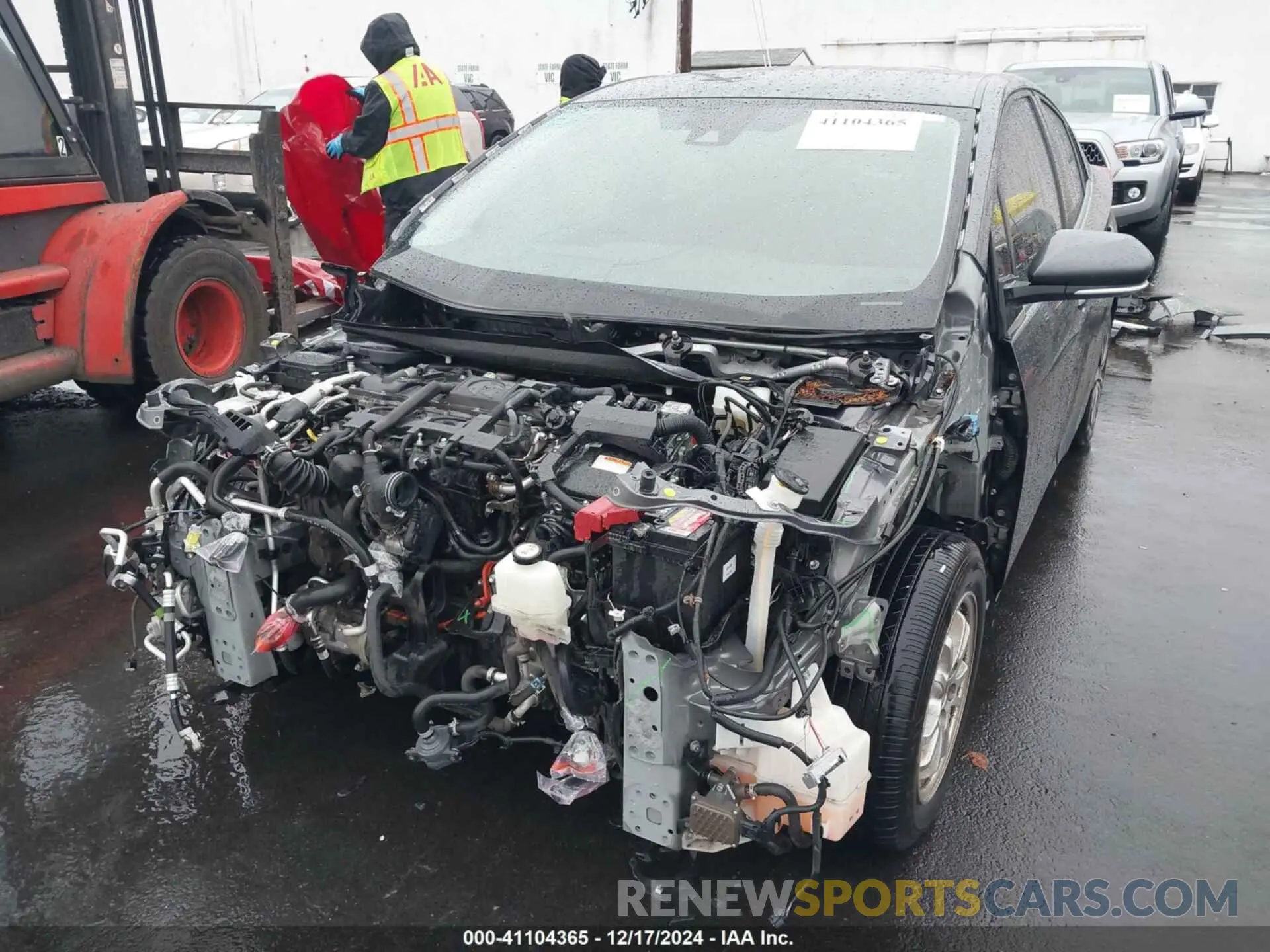 6 fotografías del automóvil dañado JTDKAMFP2M3190647 TOYOTA PRIUS PRIME 2021