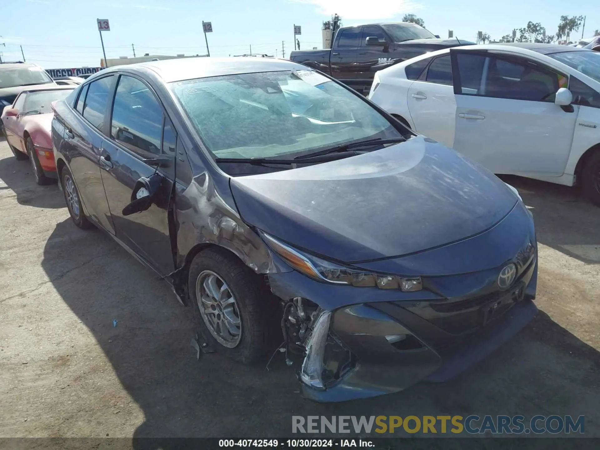 1 fotografías del automóvil dañado JTDKAMFP2M3192284 TOYOTA PRIUS PRIME 2021