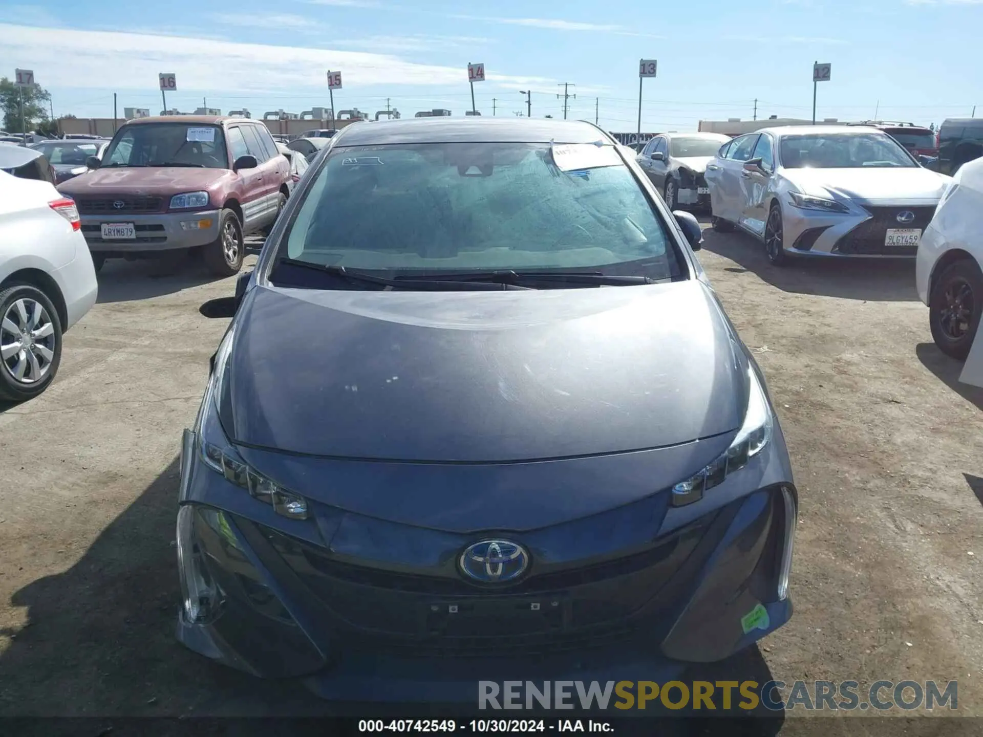 11 fotografías del automóvil dañado JTDKAMFP2M3192284 TOYOTA PRIUS PRIME 2021