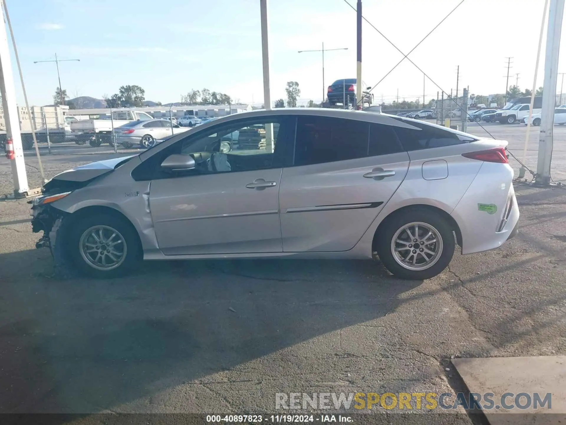 15 fotografías del automóvil dañado JTDKAMFP2M3194066 TOYOTA PRIUS PRIME 2021