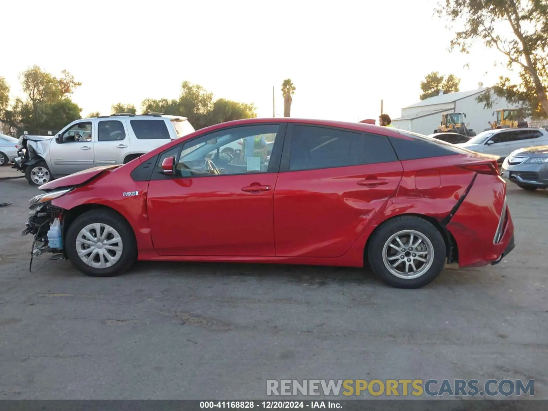 14 fotografías del automóvil dañado JTDKAMFP3M3173372 TOYOTA PRIUS PRIME 2021