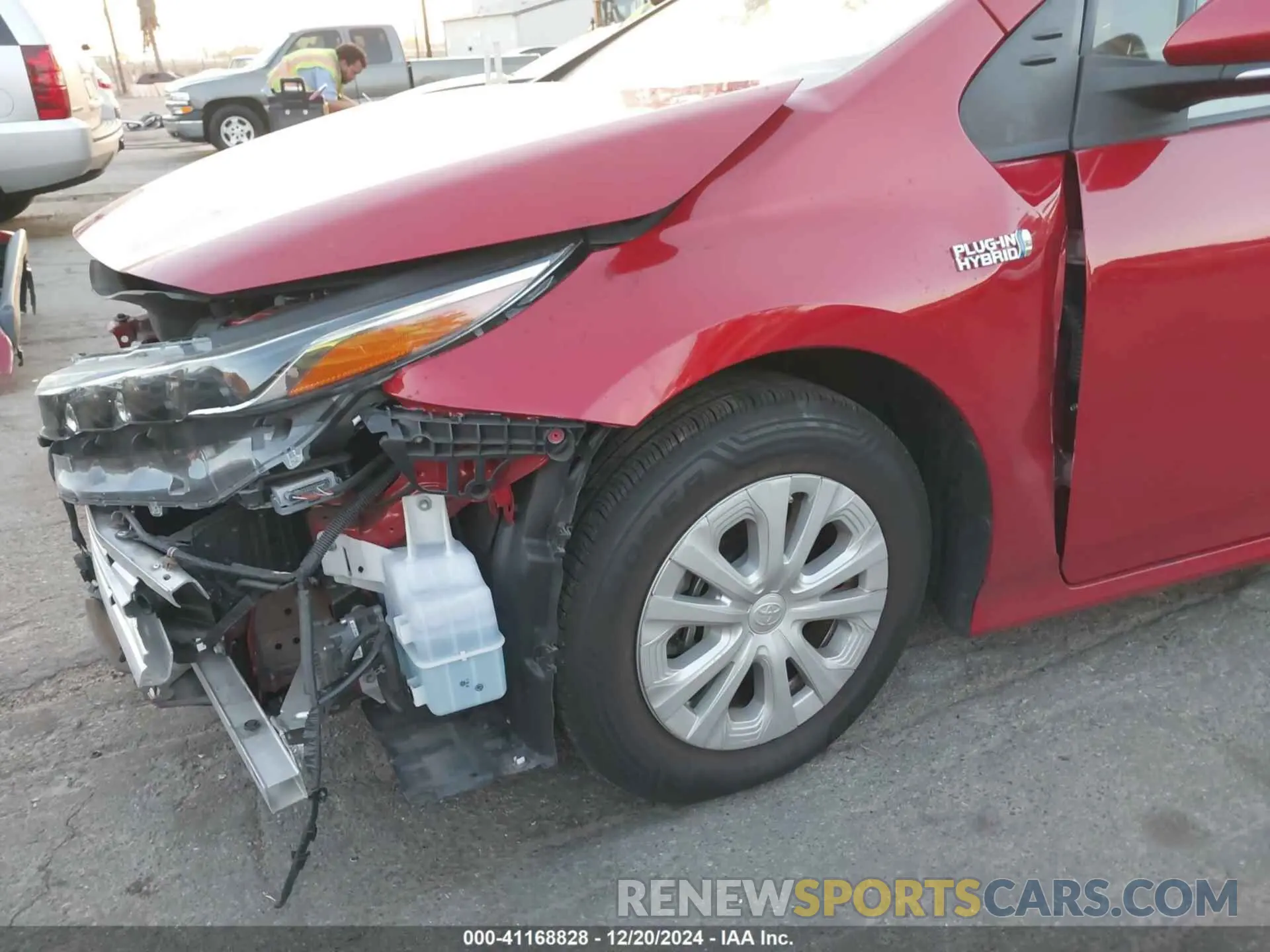 18 fotografías del automóvil dañado JTDKAMFP3M3173372 TOYOTA PRIUS PRIME 2021