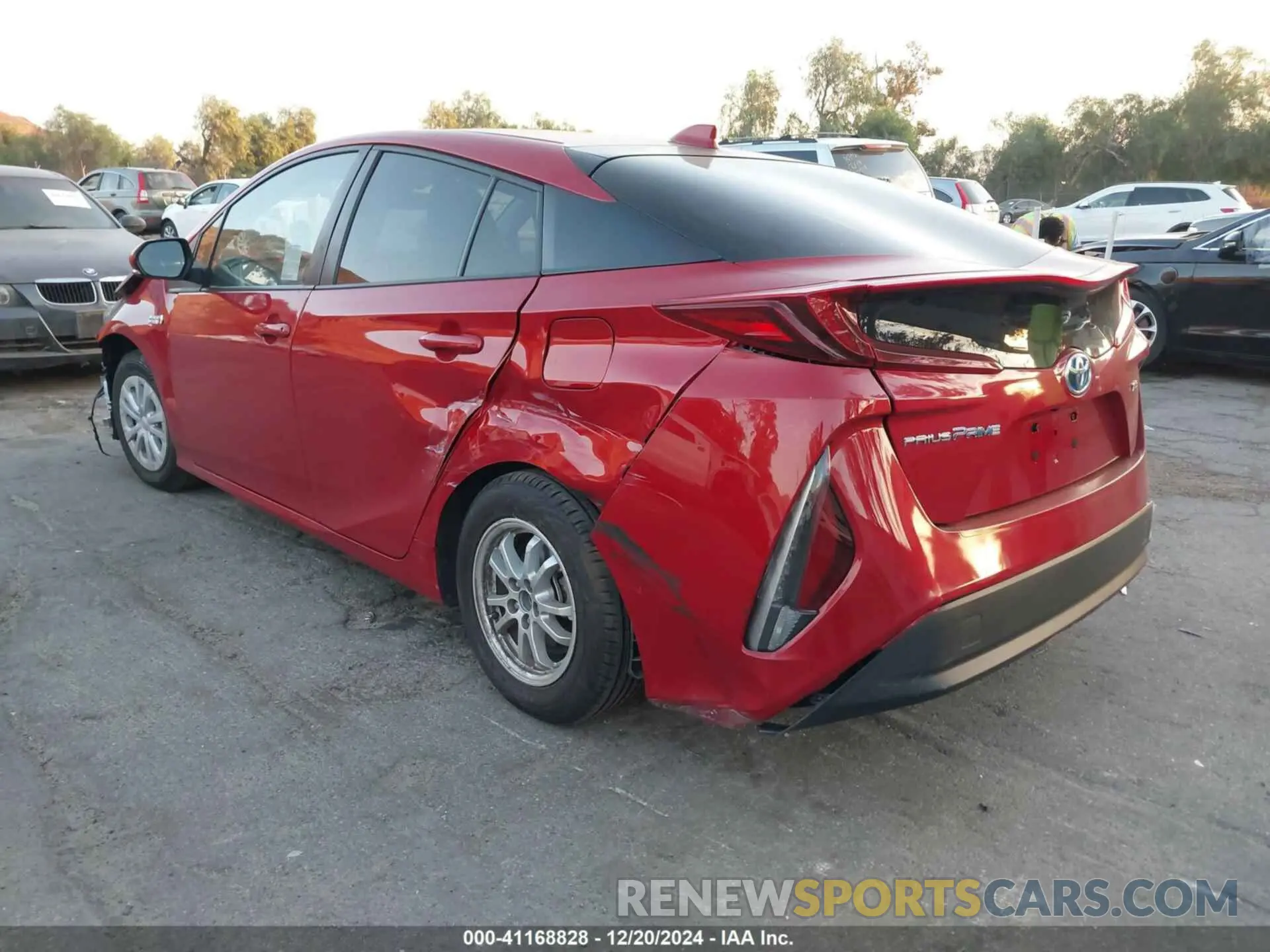 3 fotografías del automóvil dañado JTDKAMFP3M3173372 TOYOTA PRIUS PRIME 2021