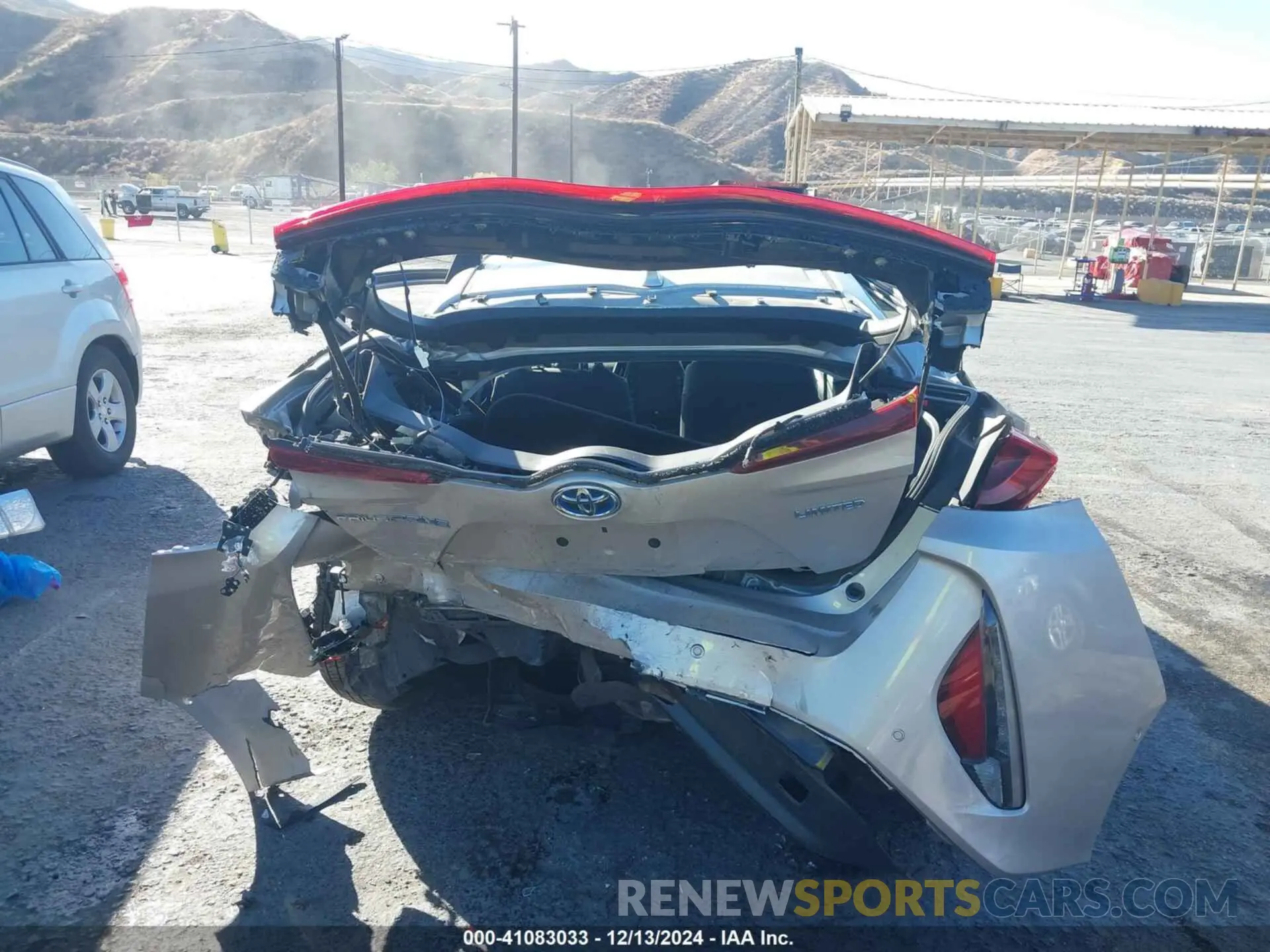 15 fotografías del automóvil dañado JTDKAMFP3M3180368 TOYOTA PRIUS PRIME 2021