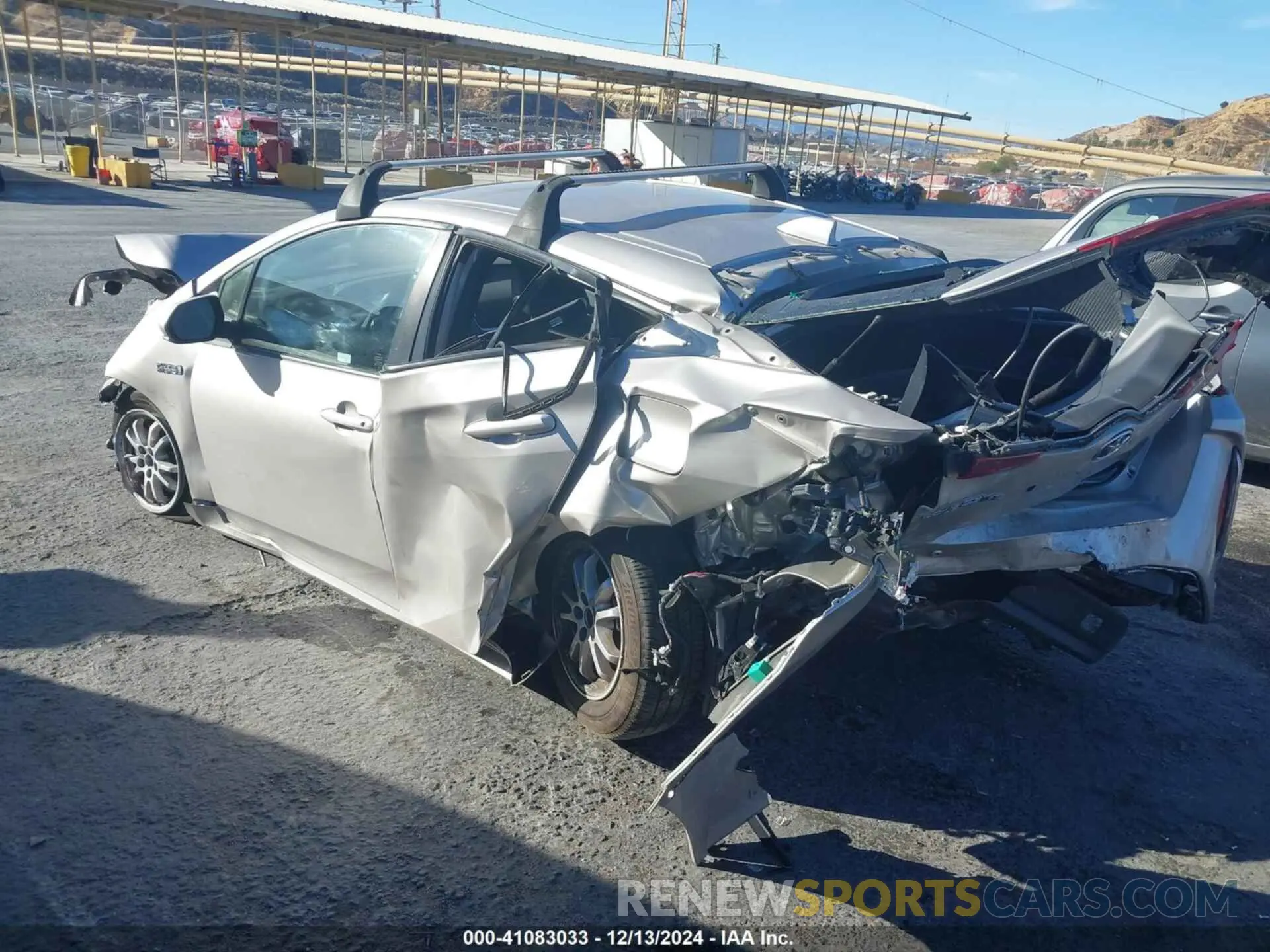 3 fotografías del automóvil dañado JTDKAMFP3M3180368 TOYOTA PRIUS PRIME 2021