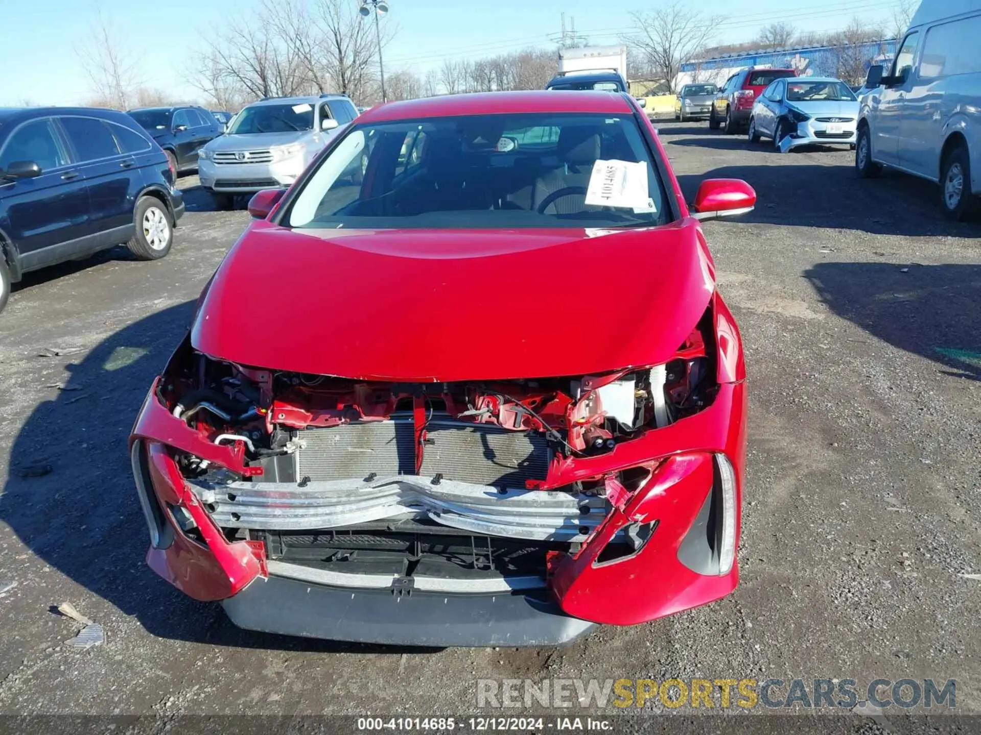 12 fotografías del automóvil dañado JTDKAMFP3M3181326 TOYOTA PRIUS PRIME 2021