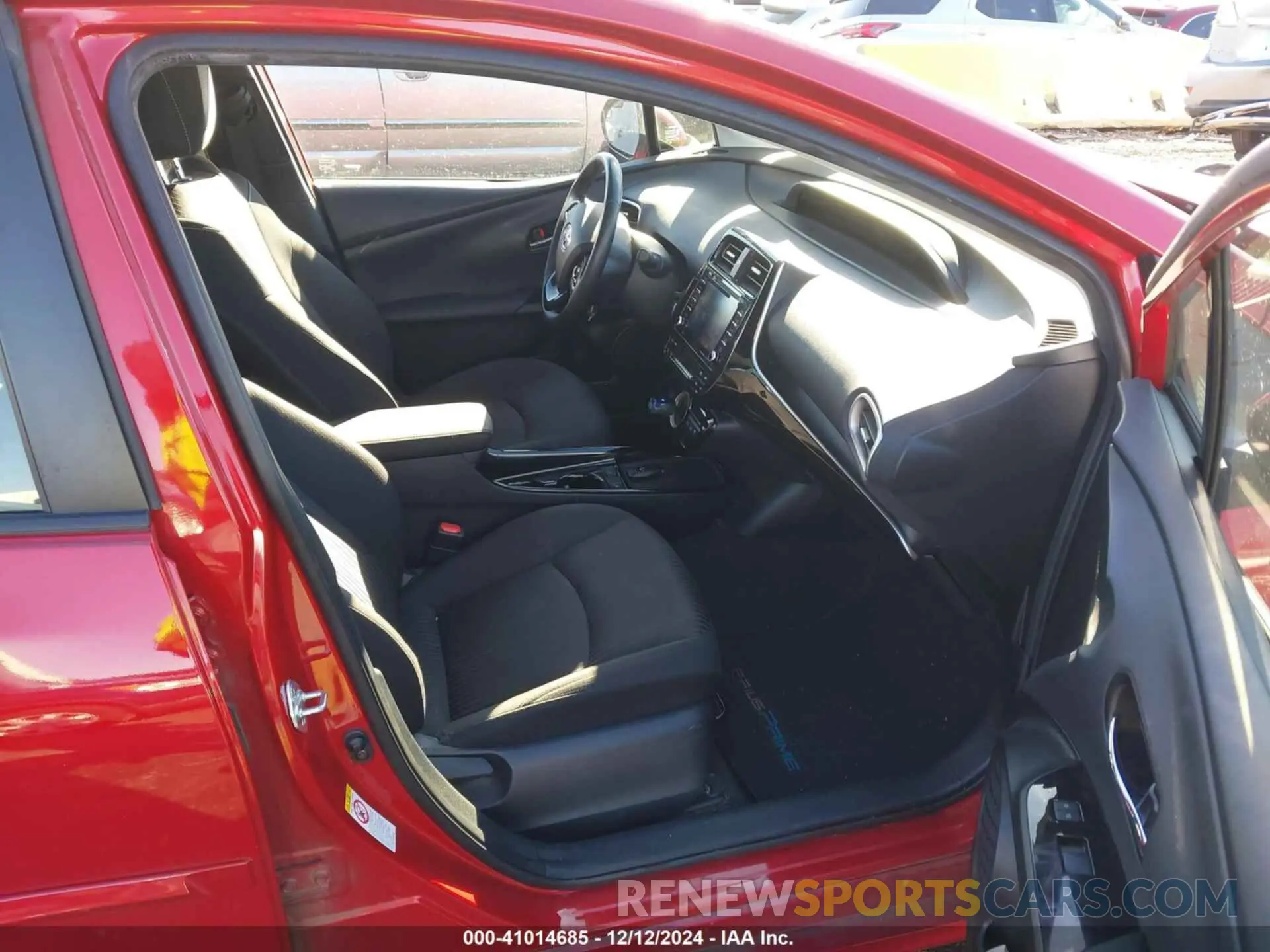 5 fotografías del automóvil dañado JTDKAMFP3M3181326 TOYOTA PRIUS PRIME 2021
