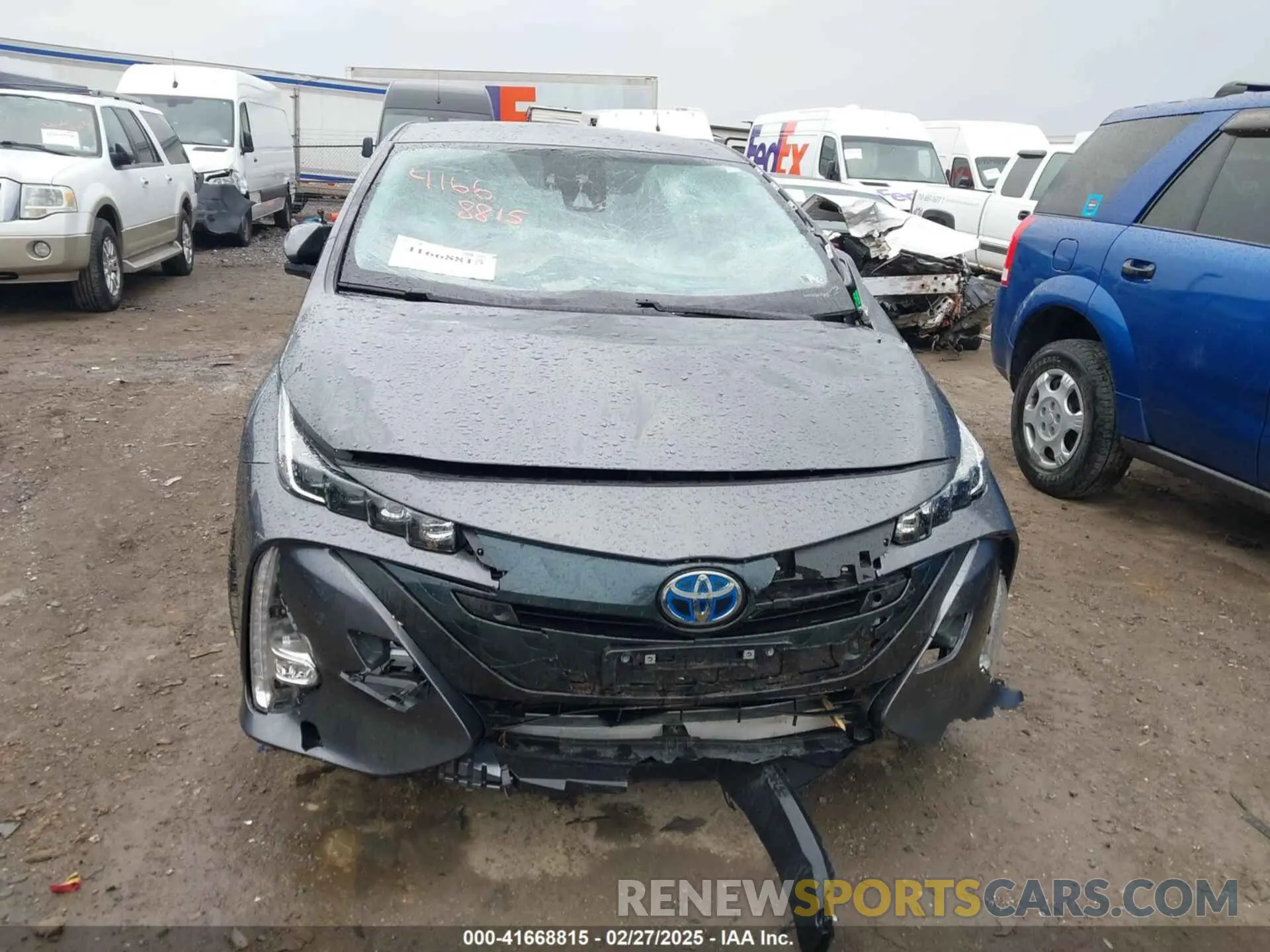 12 fotografías del automóvil dañado JTDKAMFP3M3188311 TOYOTA PRIUS PRIME 2021